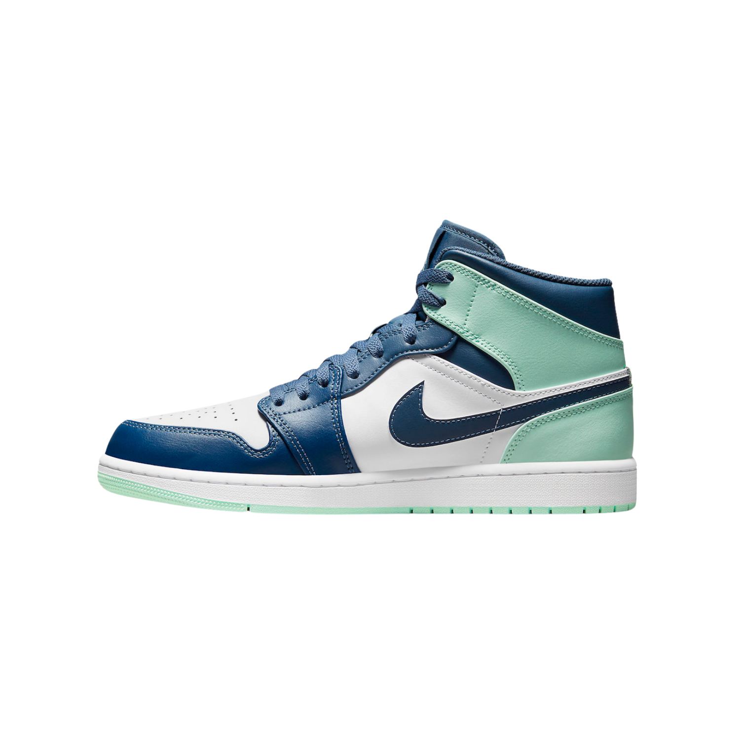Air Jordan 1 Mid Blue mint - Razan Sneakers