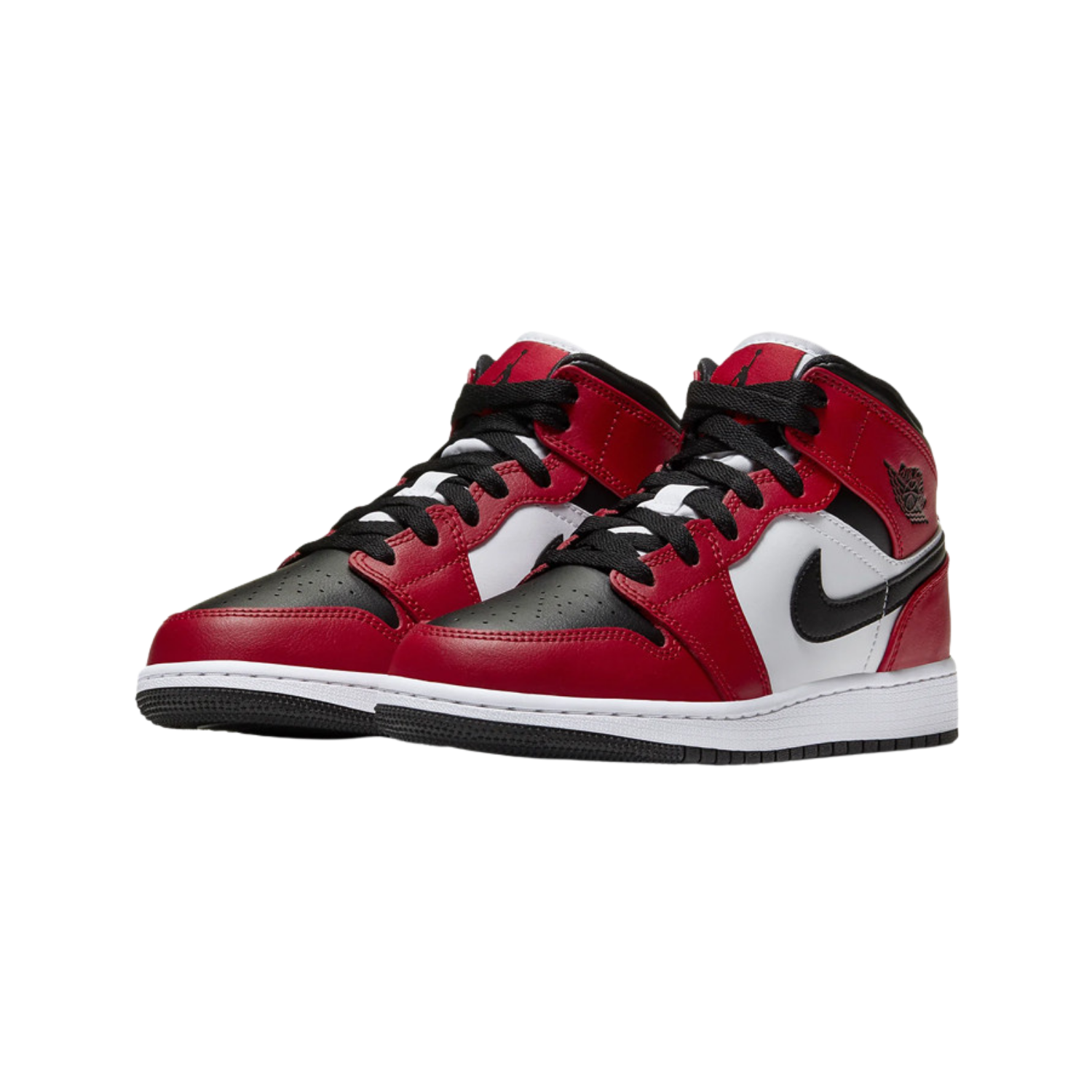 Air Jordan 1 Mid Chicago Black Toe (GS) - Razan Sneakers