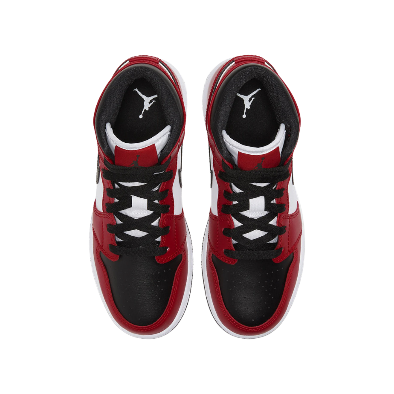 Air Jordan 1 Mid Chicago Black Toe (GS) - Razan Sneakers