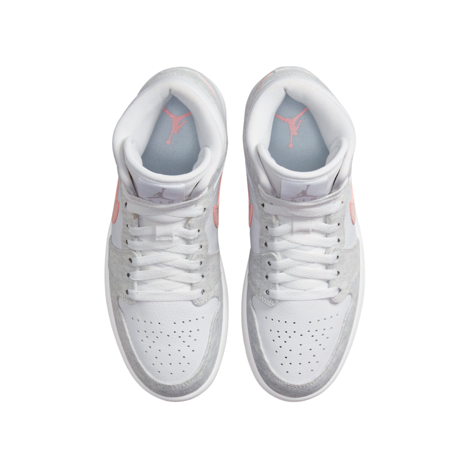Air Jordan 1 Mid White Light Iron Ore (W) - Razan Sneakers