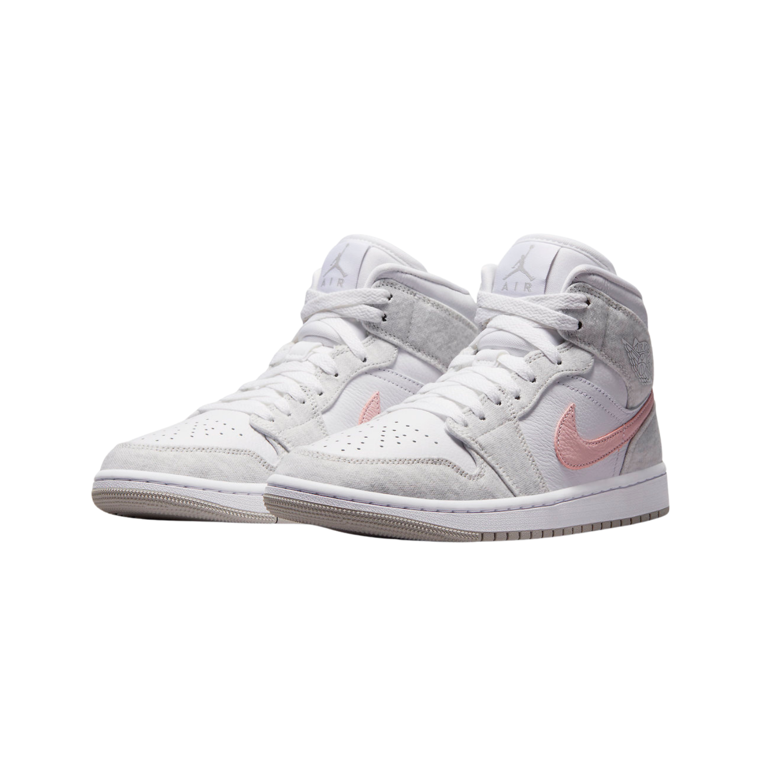 Air Jordan 1 Mid White Light Iron Ore (W) - Razan Sneakers