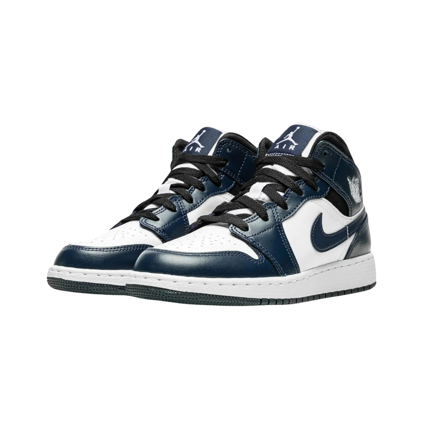 Air Jordan 1 Mid dark teal (GS) - Razan Sneakers