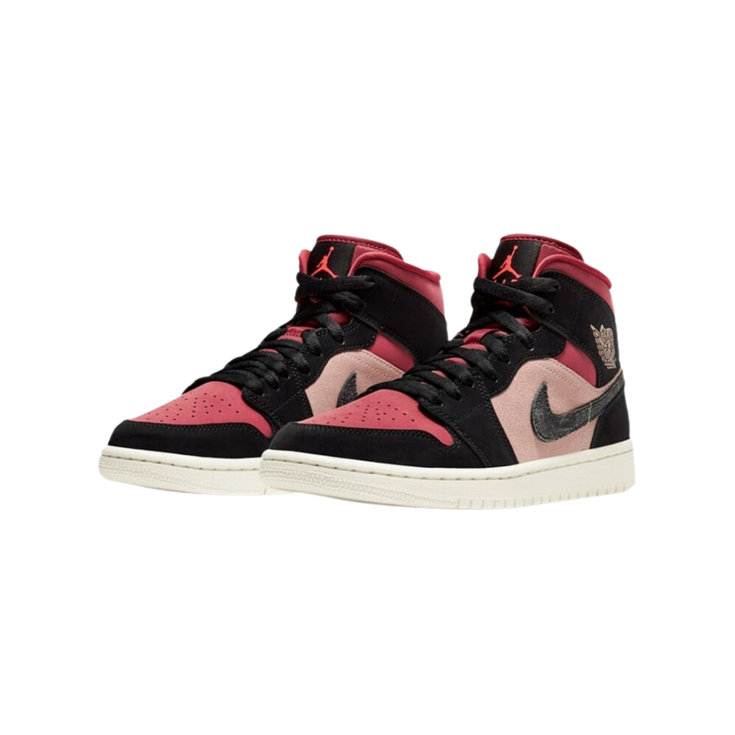 Air Jordan 1 Mid Burgundy Dusty Pink (W) - Razan Sneakers