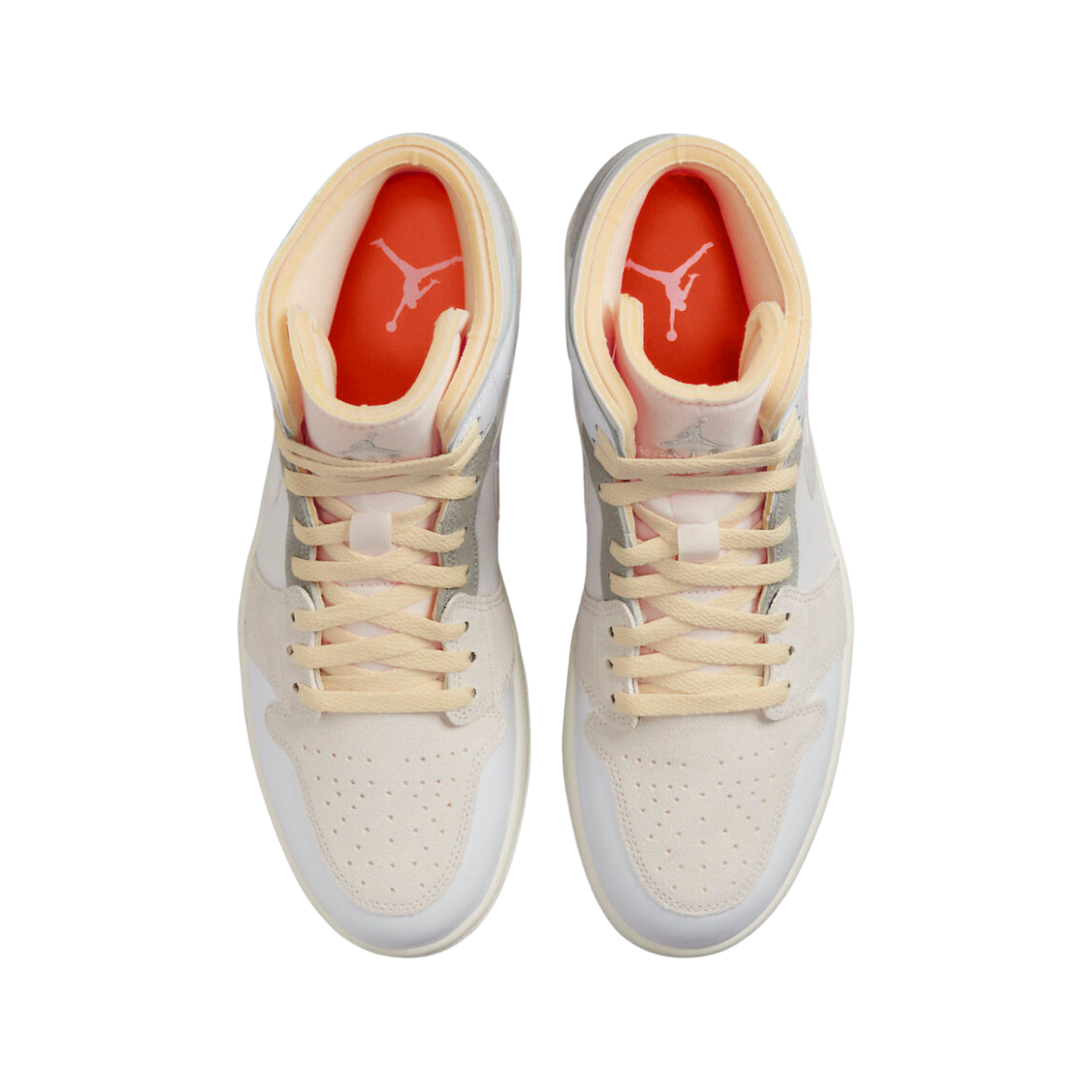 Air Jordan 1 Mid inside craft white - Razan Sneakers