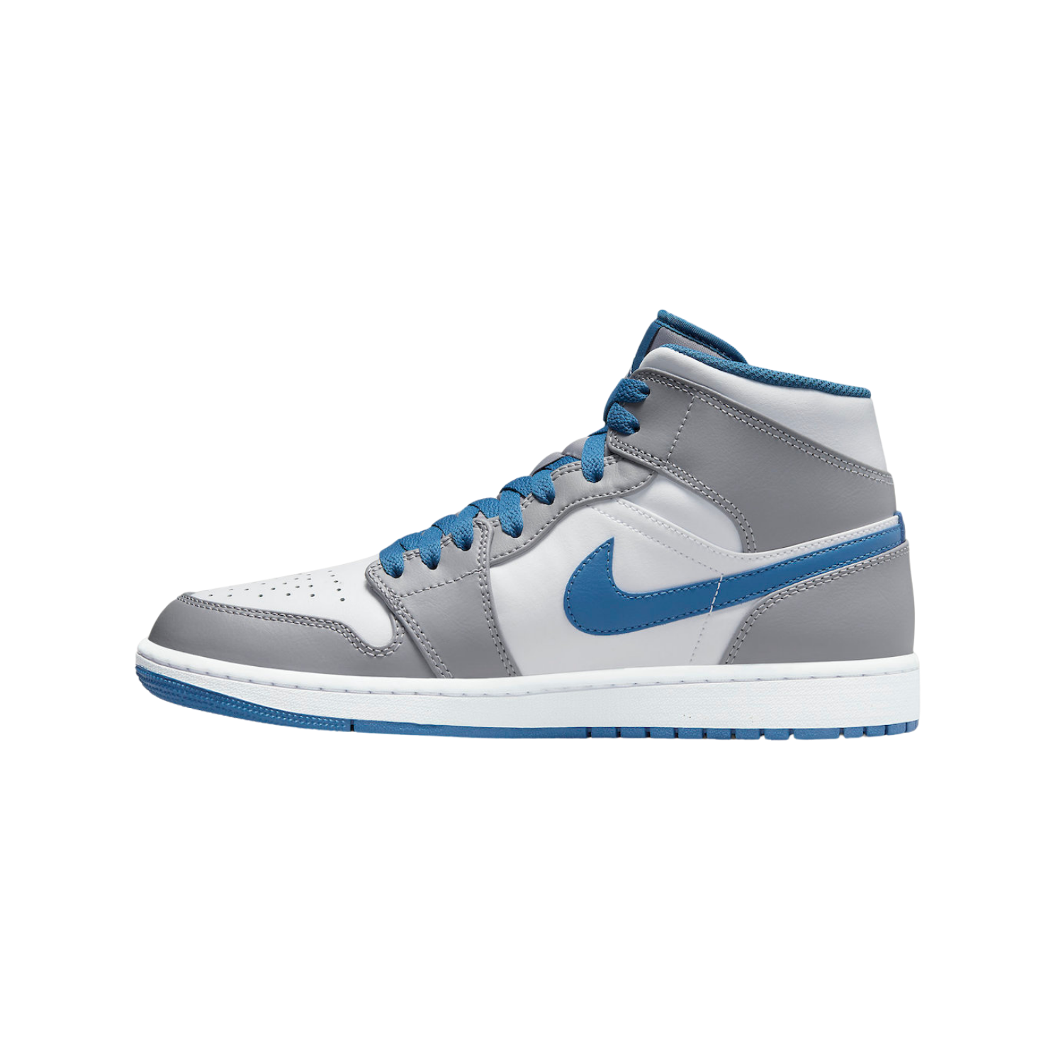 Air Jordan 1 Mid true blue  (GS) - Razan Sneakers