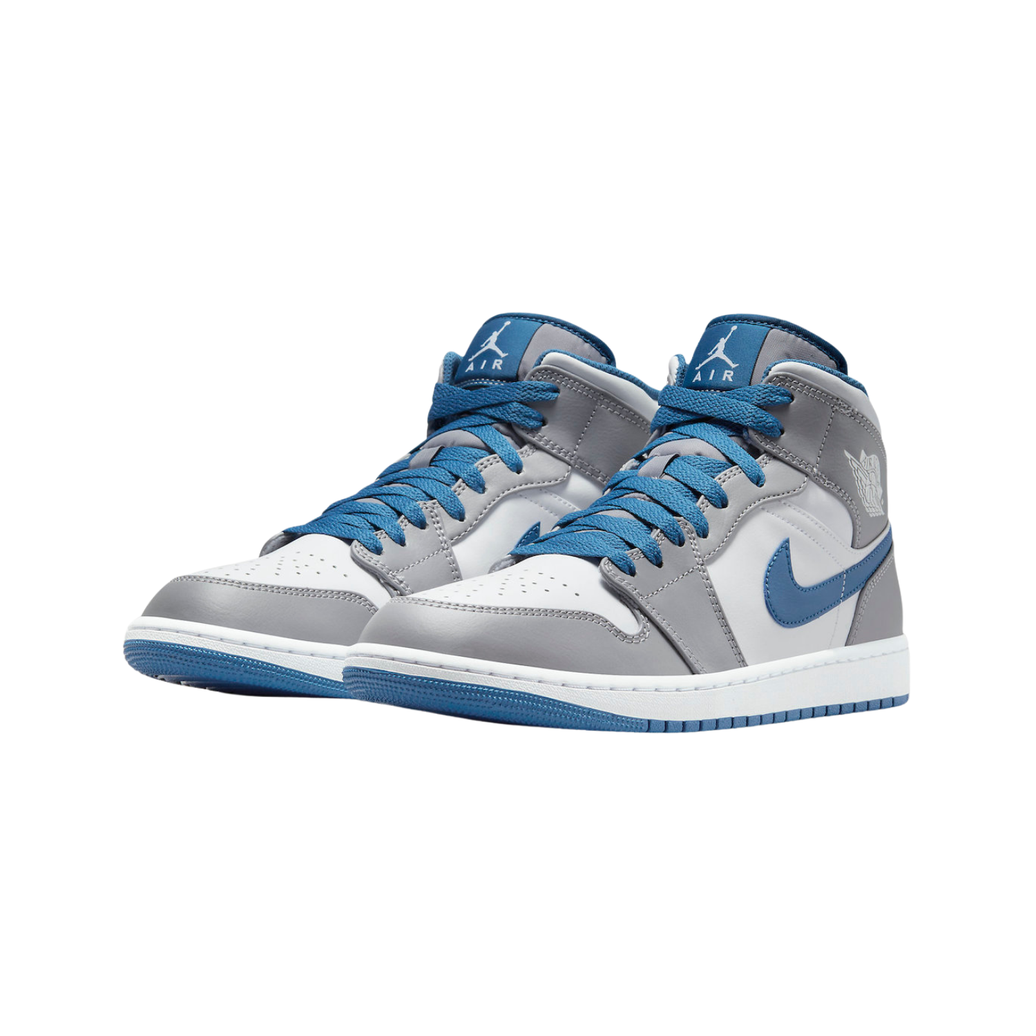 Air Jordan 1 Mid true blue  (GS) - Razan Sneakers