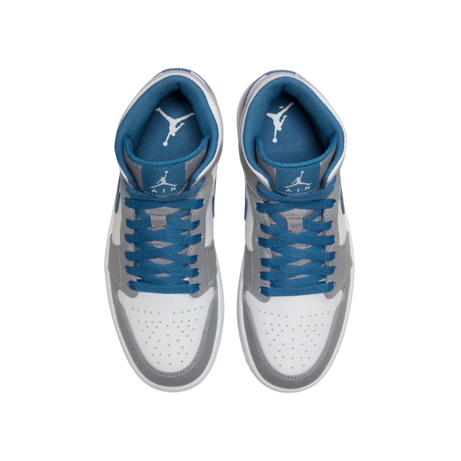 Air Jordan 1 Mid true blue  (GS) - Razan Sneakers