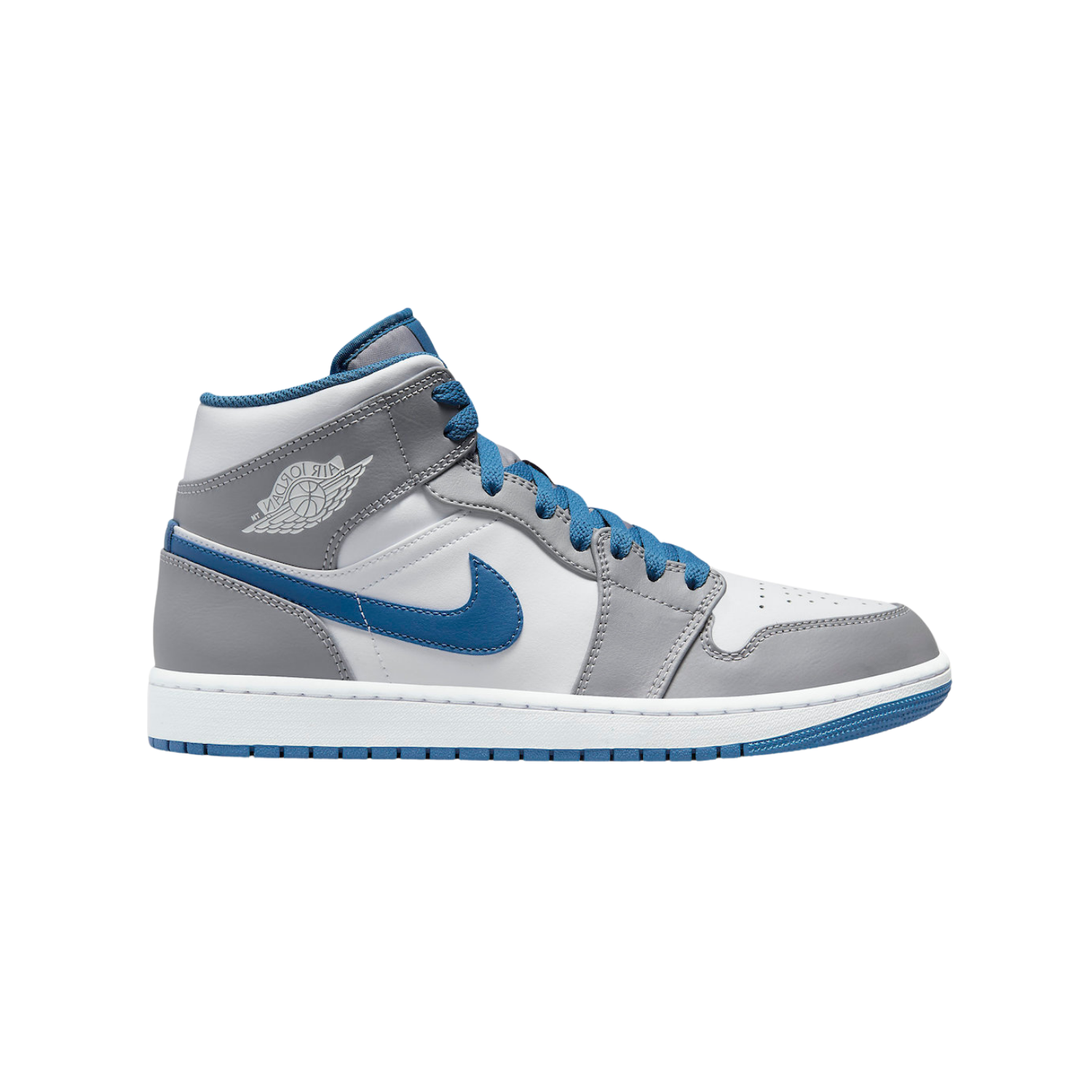 Air Jordan 1 Mid true blue  (GS) - Razan Sneakers