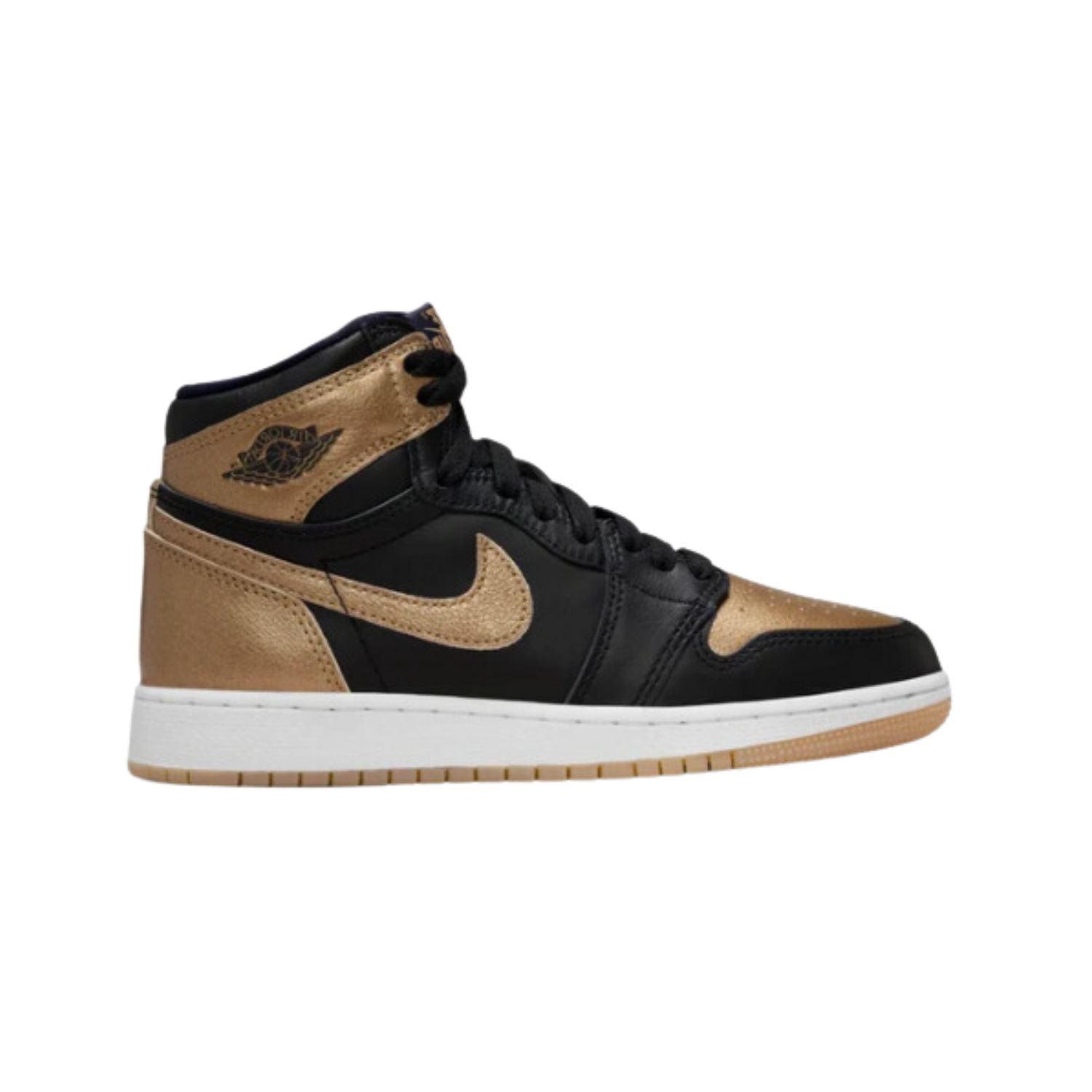 Air Jordan 1 Retro High OG Black Metalic Gold (GS) - Razan Sneakers