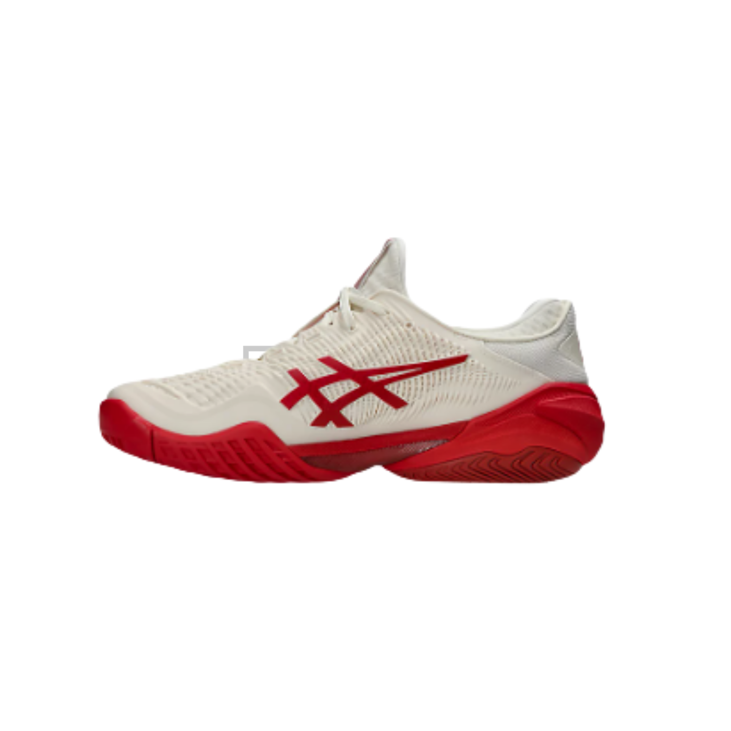 Asics Court FF 3 Novak Cream Classic Red - Razan Sneakers