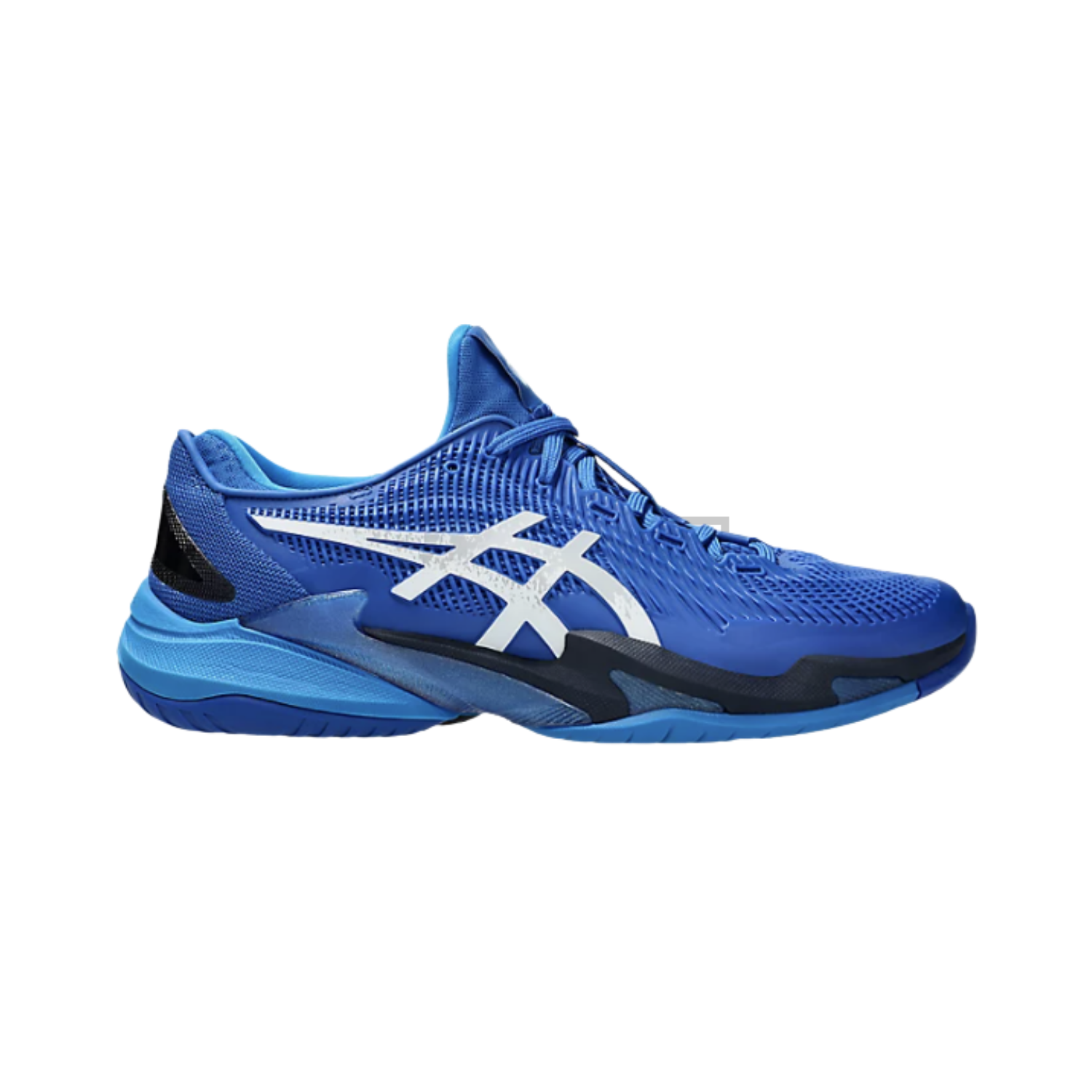 Asics Court FF 3 Novak Tuna Blue Pure Silver - Razan Sneakers