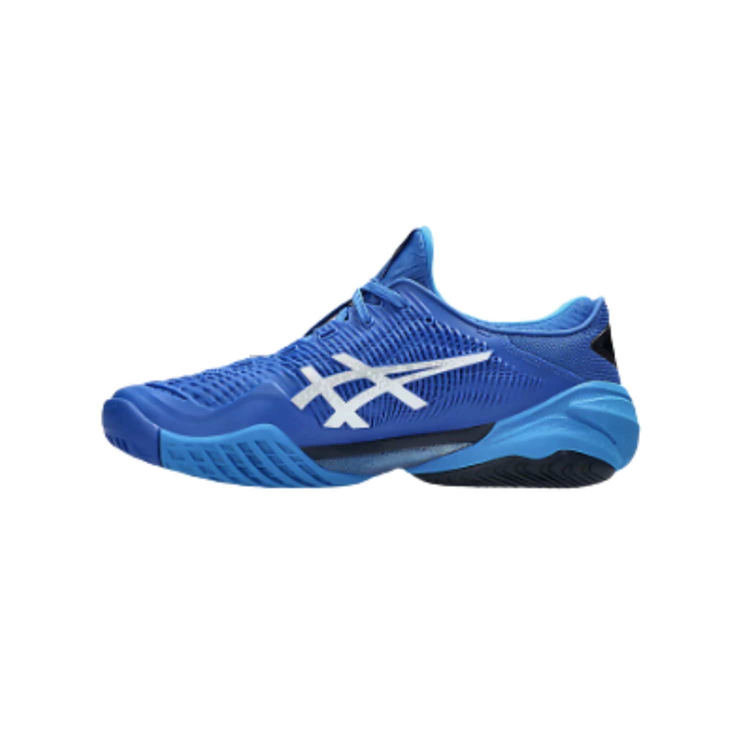 Asics Court FF 3 Novak Tuna Blue Pure Silver - Razan Sneakers