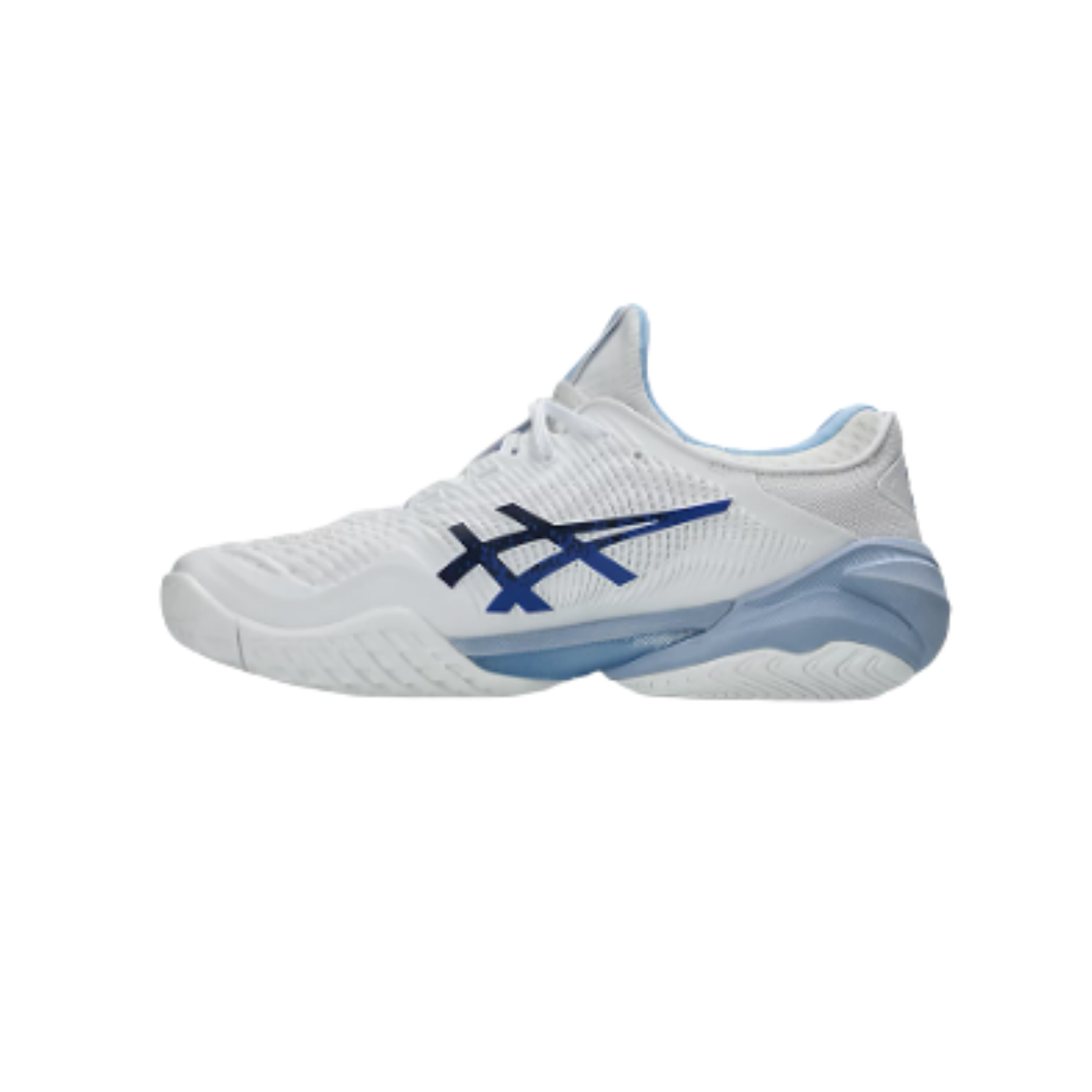 Asics Court FF 3 Novak White Tuna Blue - Razan Sneakers