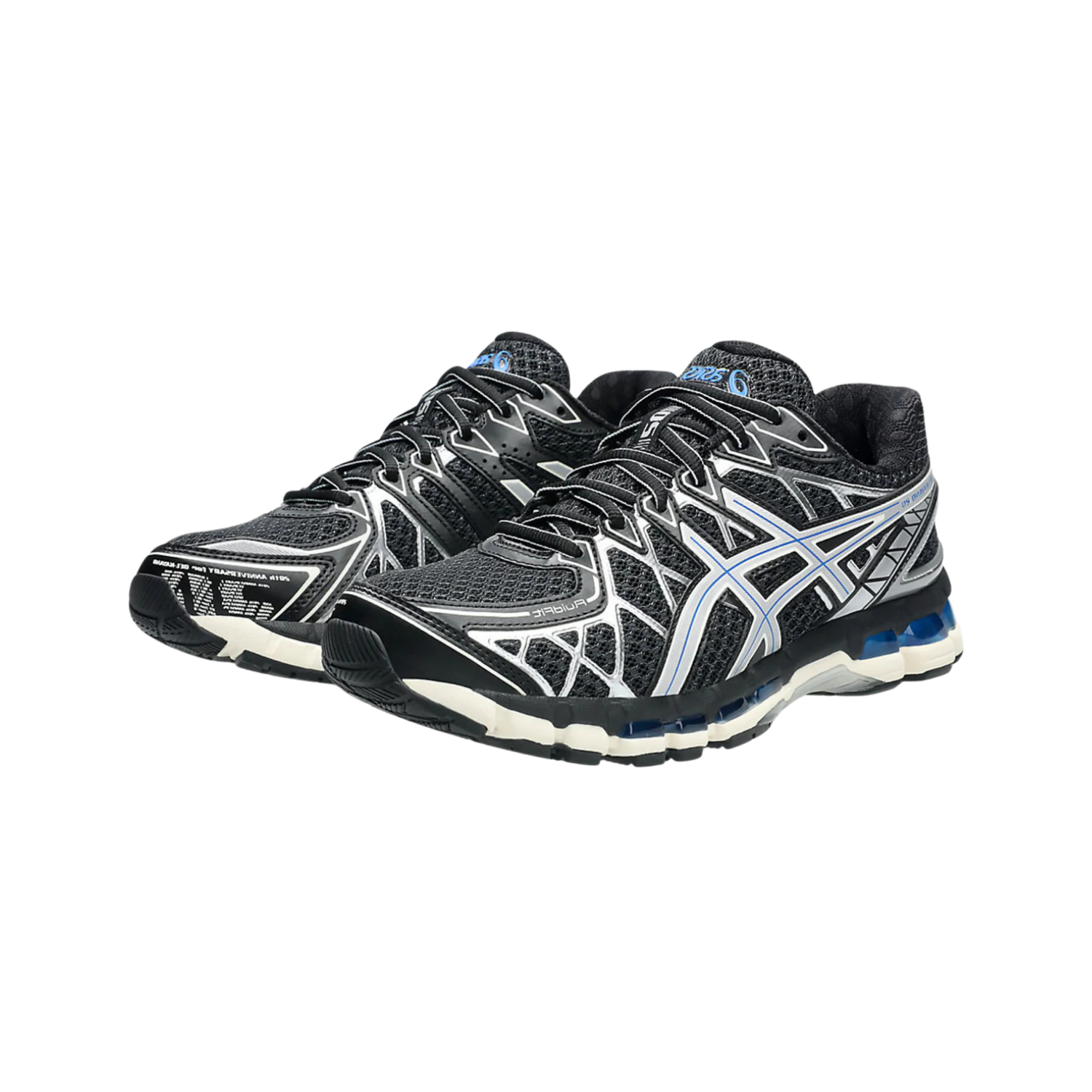 Asics GEL Kayano 20 Black Pure Silver - Razan Sneakers