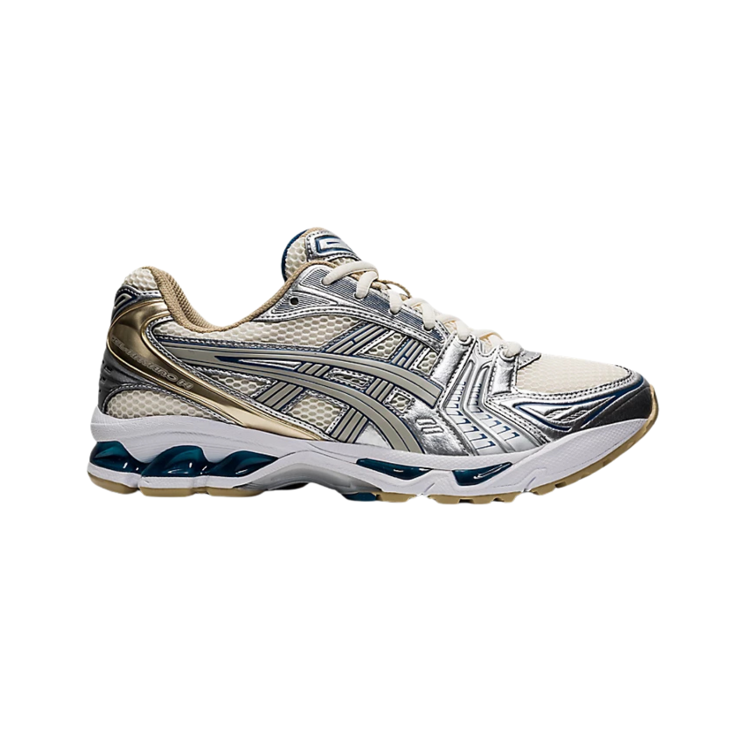 Asics Gel Kayano 14 Cream Pure Silver Blue - Razan Sneakers