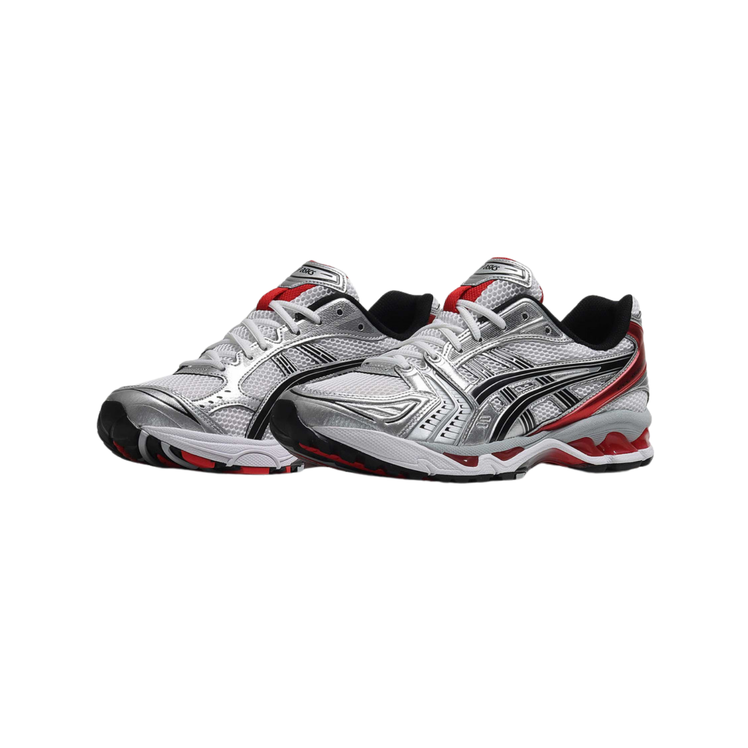 Asics Gel Kayano 14 White Classic Red  - Razan Sneakers