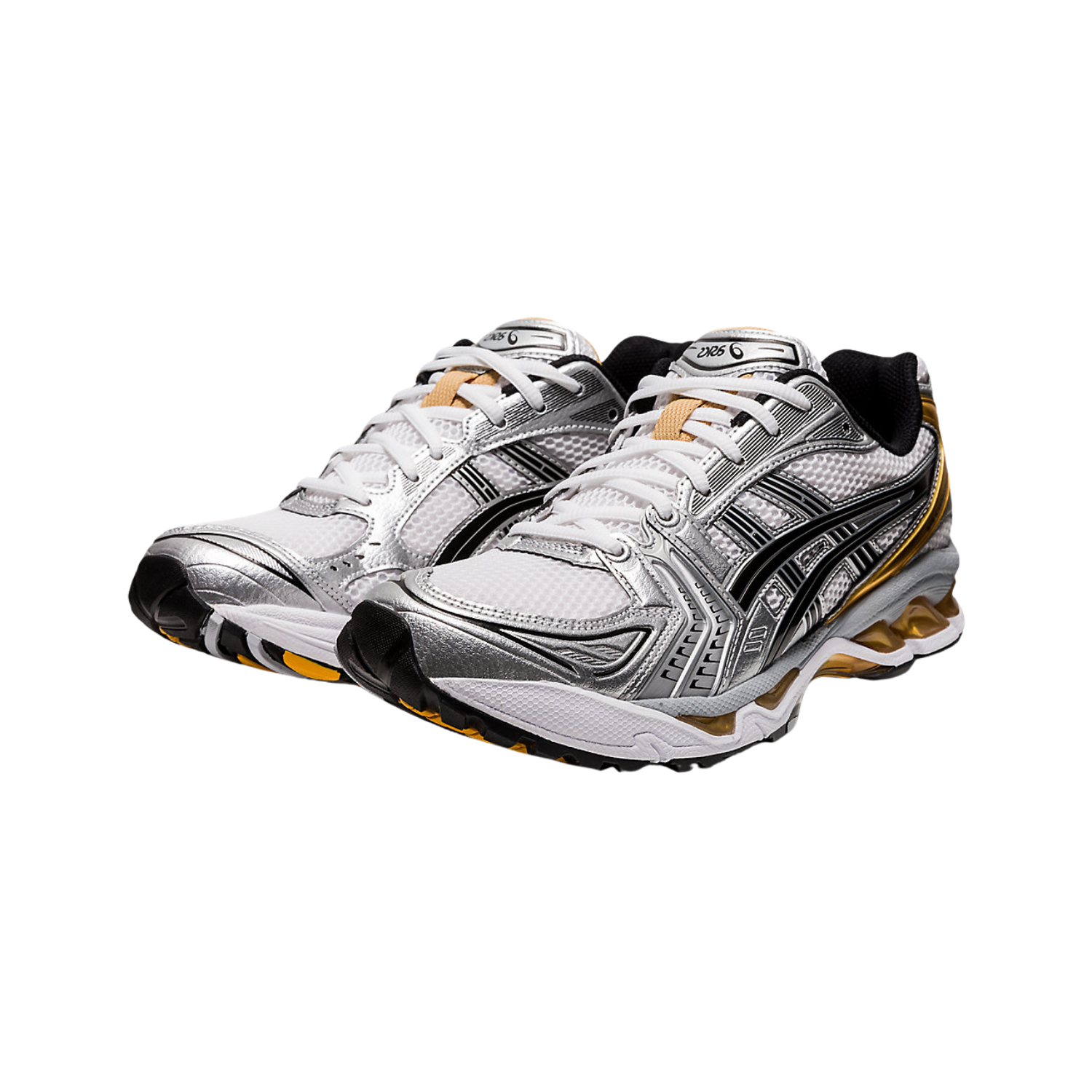 Asics Gel Kayano 14 White Pure Gold - Razan Sneakers