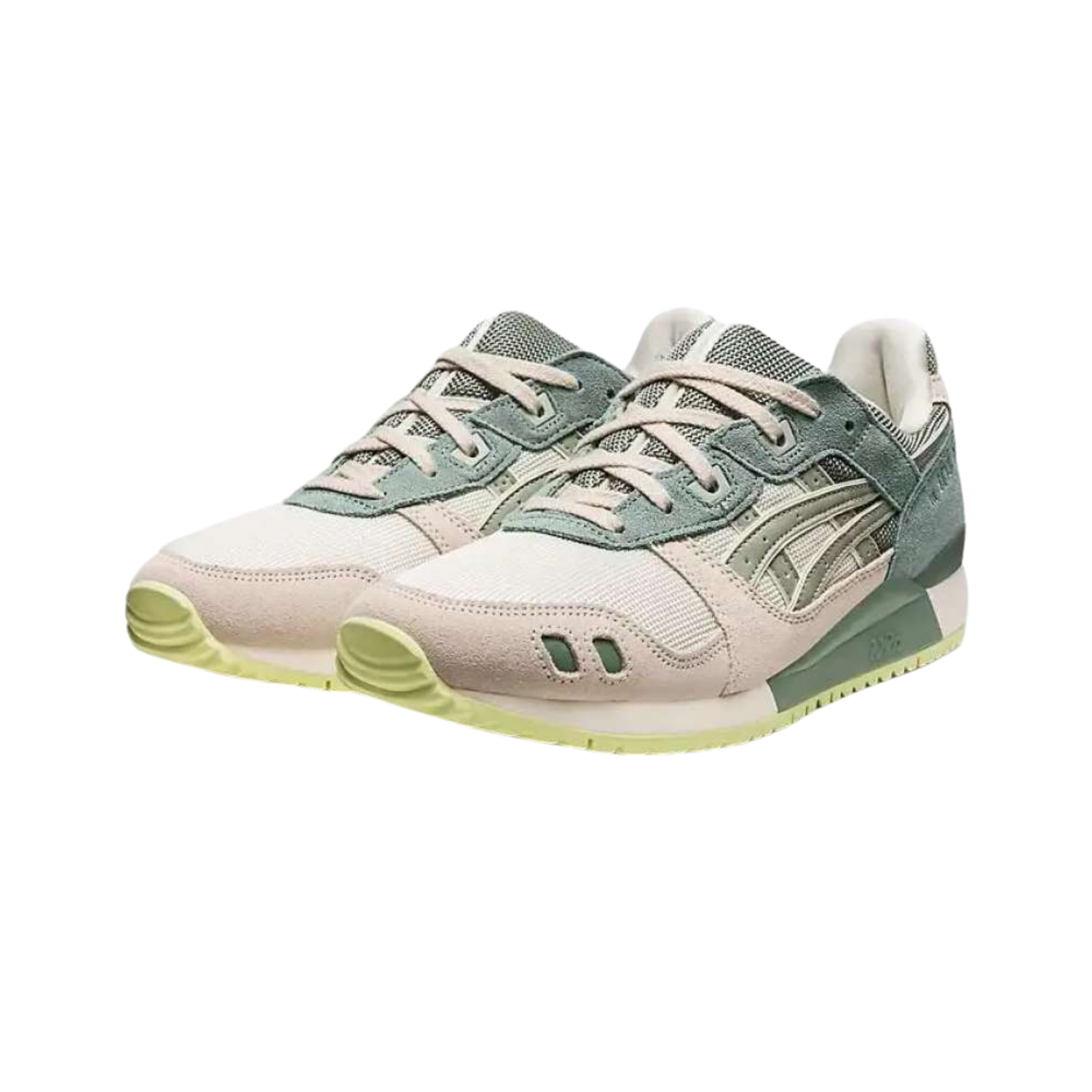 Asics Gel Lyte III OG Cream Olive Grey  - Razan Sneakers