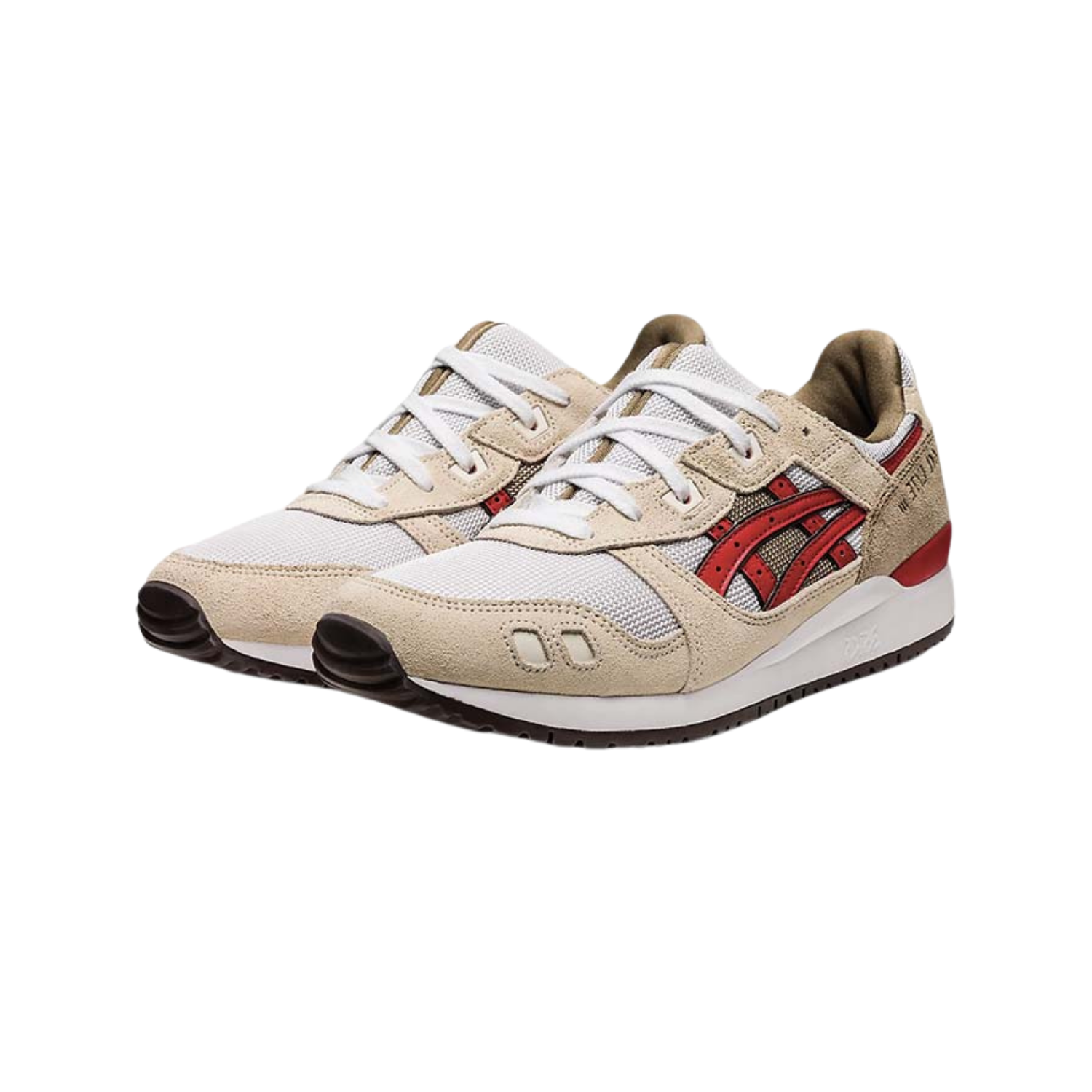 Asics Gel Lyte III OG Smoke Grey Red Alert  - Razan Sneakers