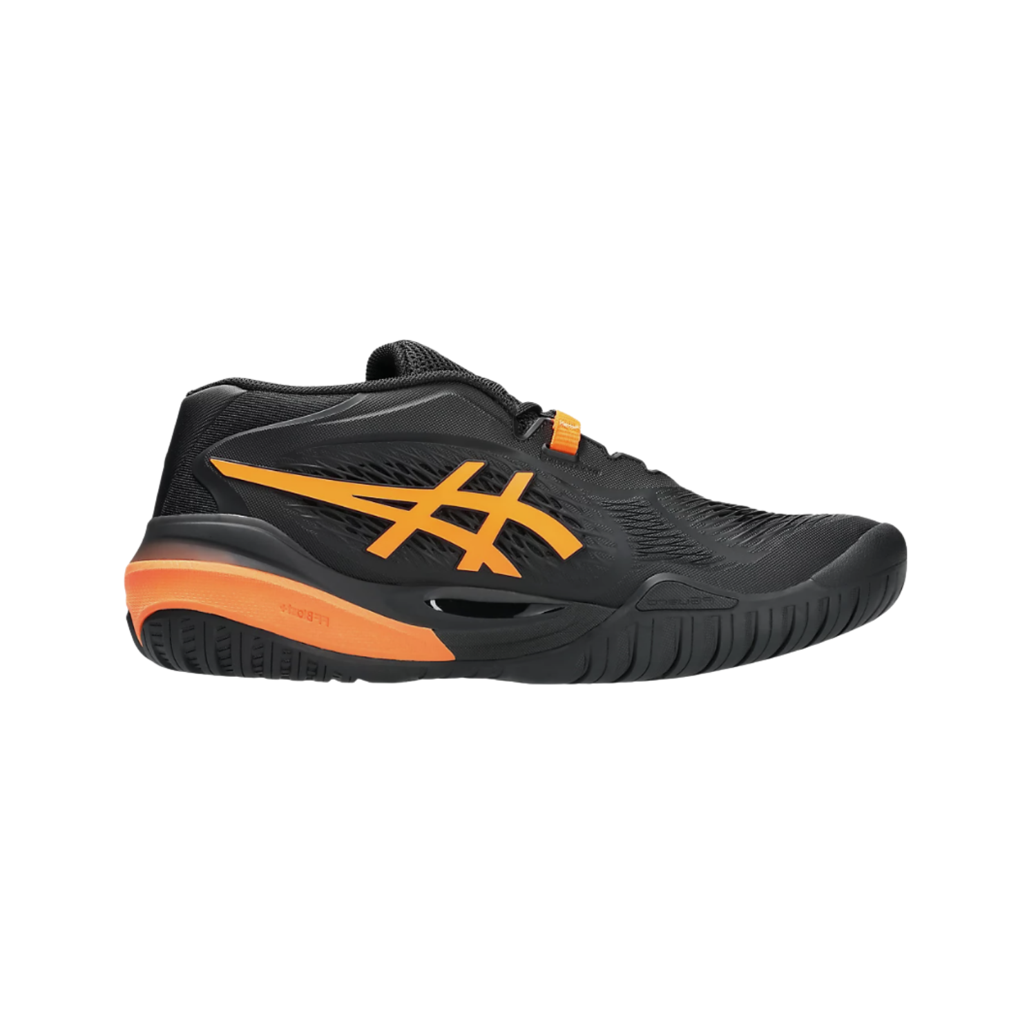 Asics Gel Resolution X Black Shocking Orange - Razan Sneakers