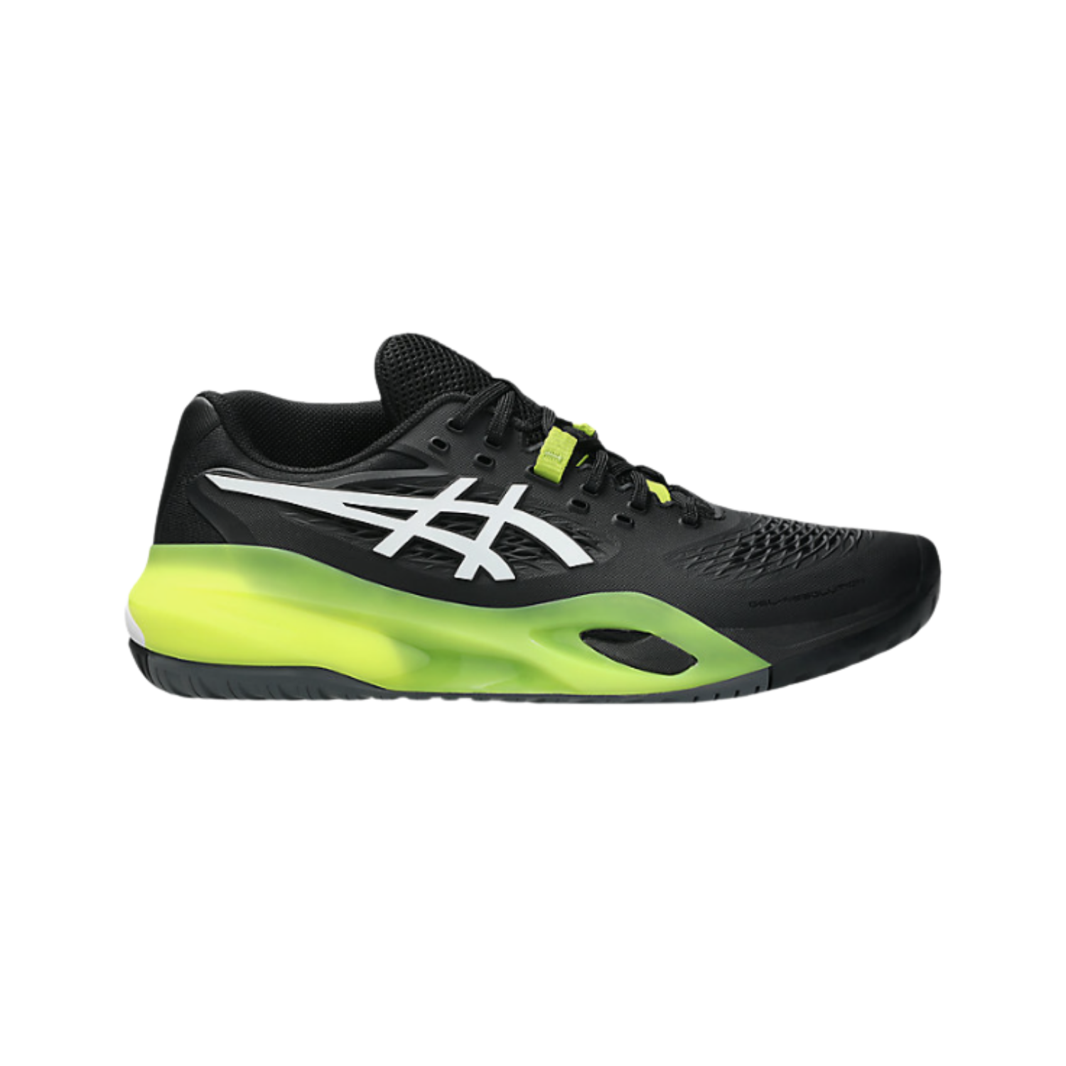 Asics Gel Resolution X Black White - Razan Sneakers