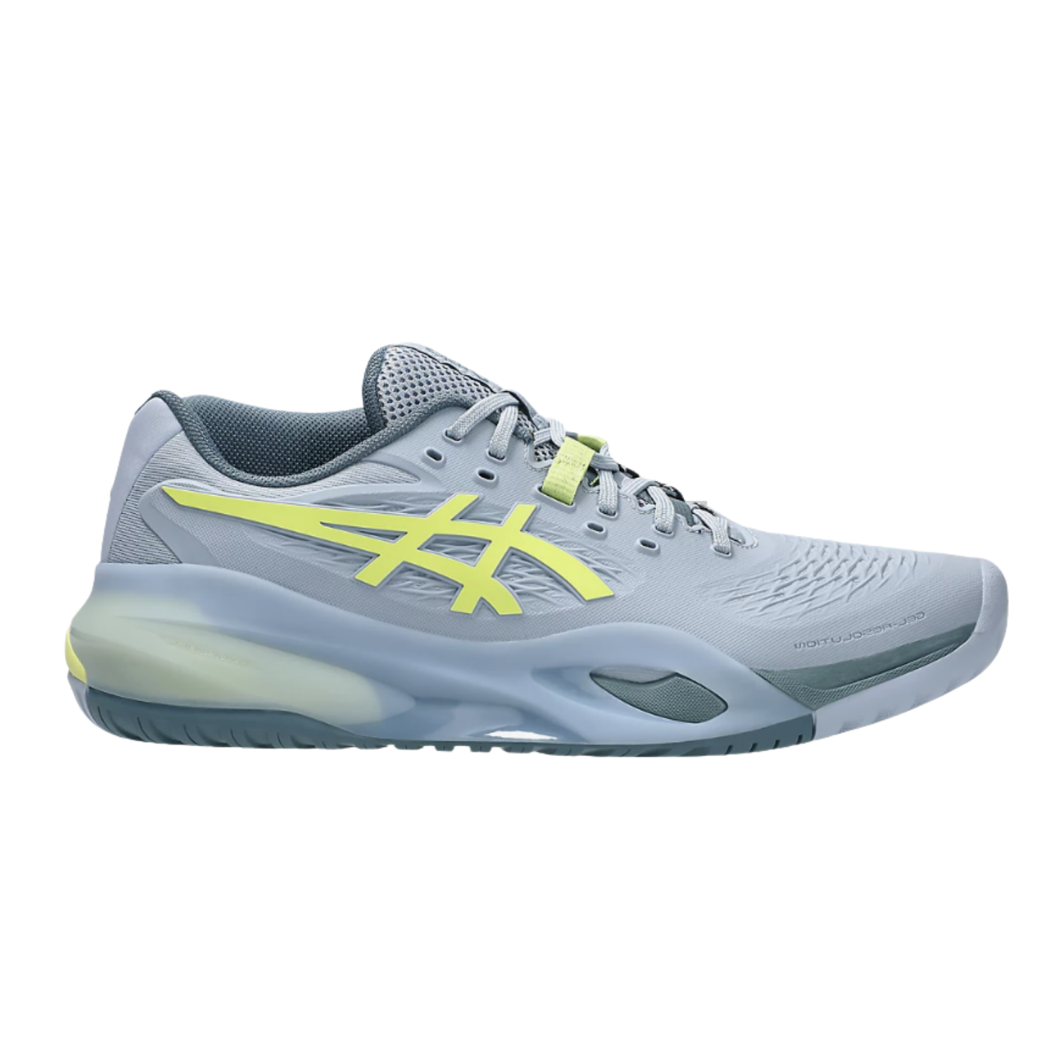 Asics Gel Resolution X Grey Blue Pistachio - Razan Sneakers