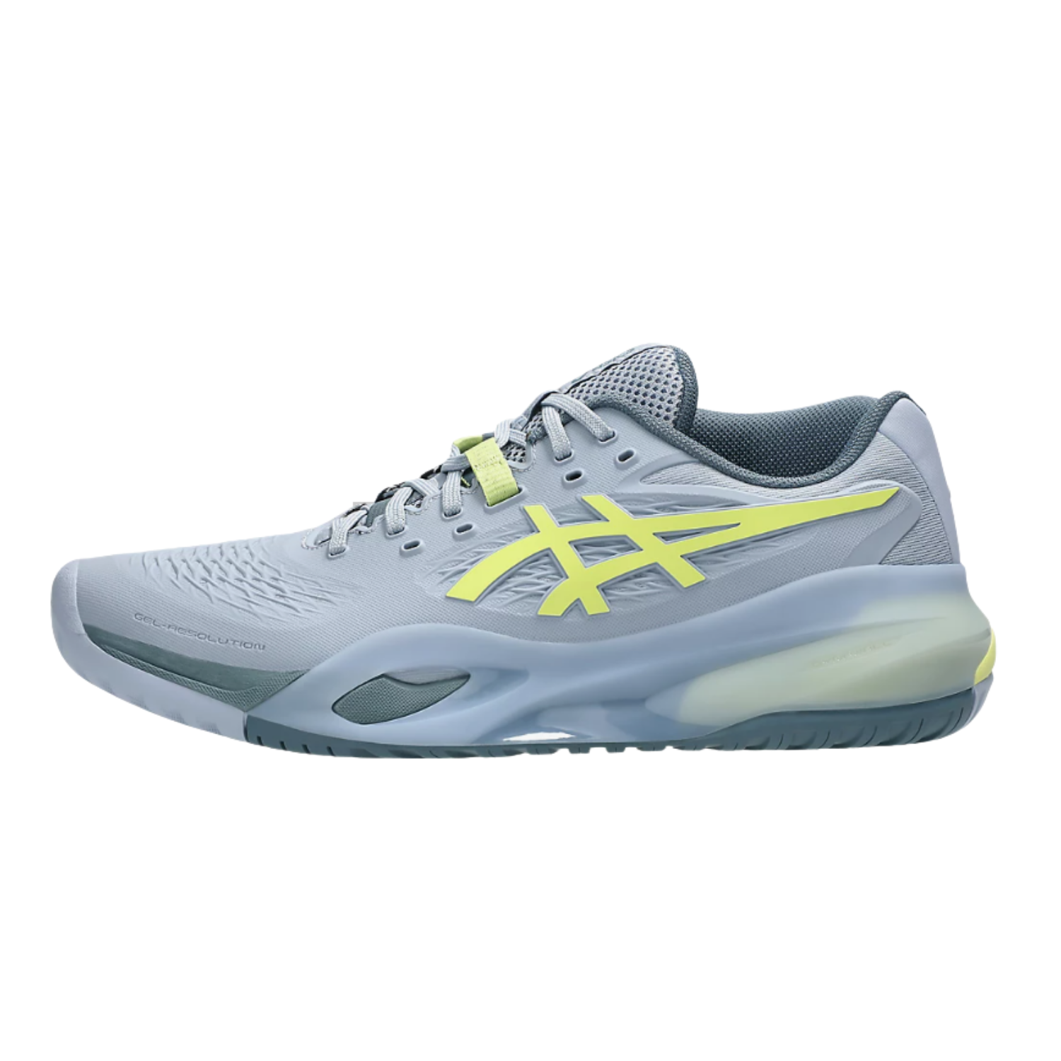 Asics Gel Resolution X Grey Blue Pistachio - Razan Sneakers