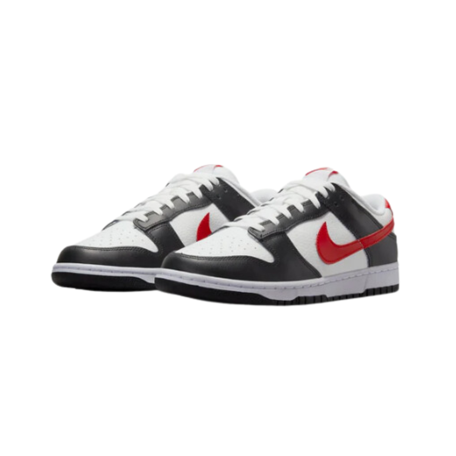 Dunk Low Black White Panda Red - Razan Sneakers