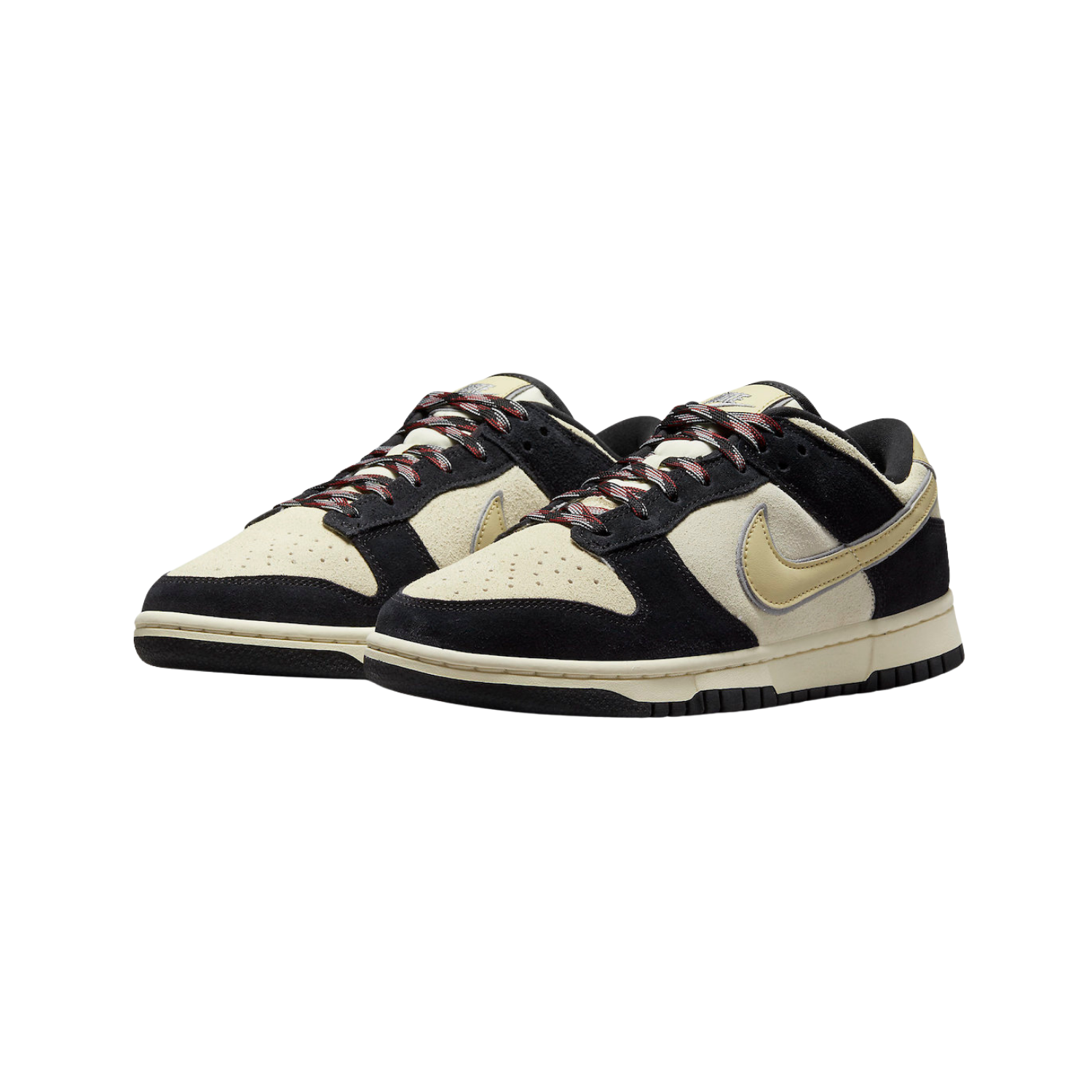 Dunk Low LX Black Gold Suede (W) - Razan Sneakers