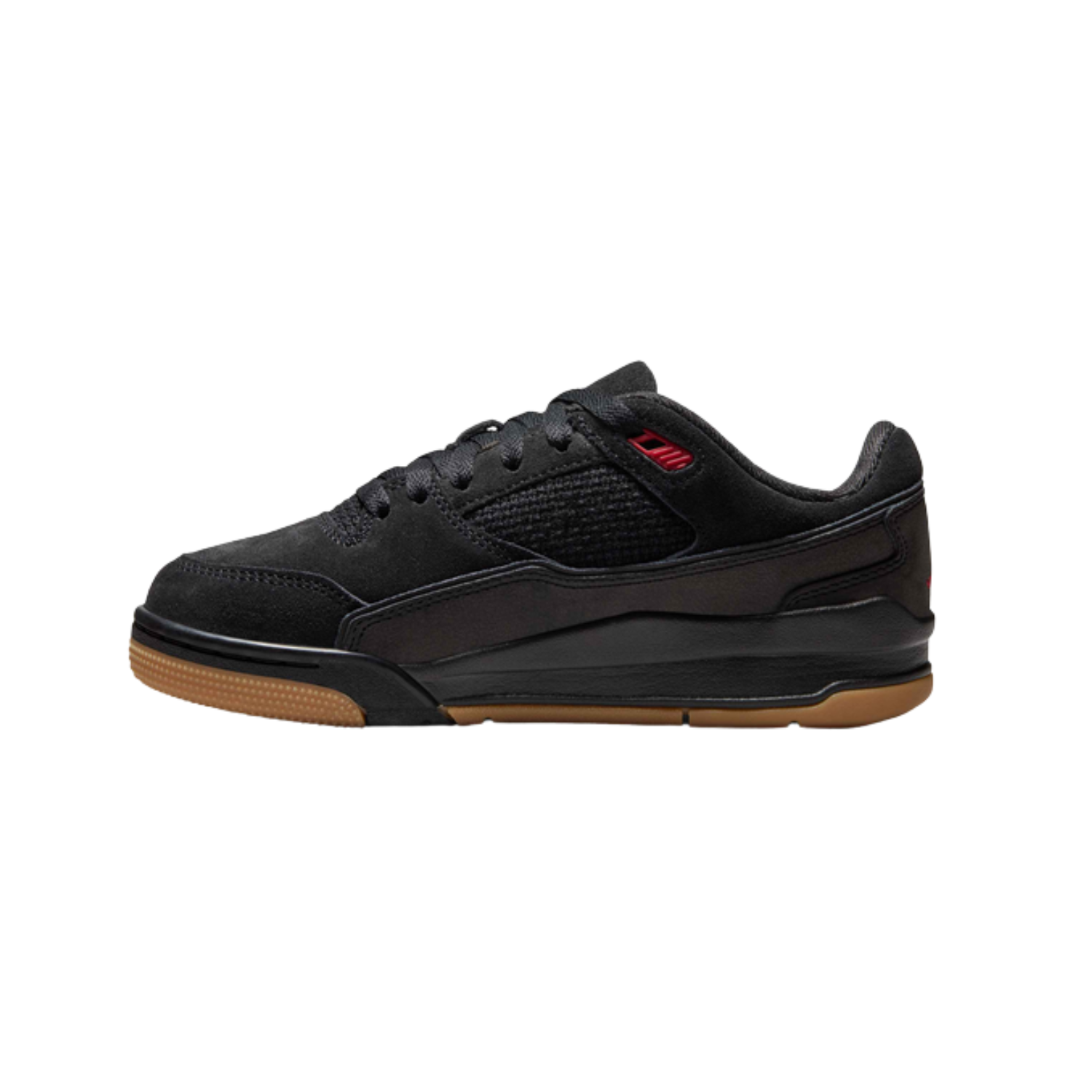 Jordan Flight Court Black Gum Varsity Red (GS) - Razan Sneakers