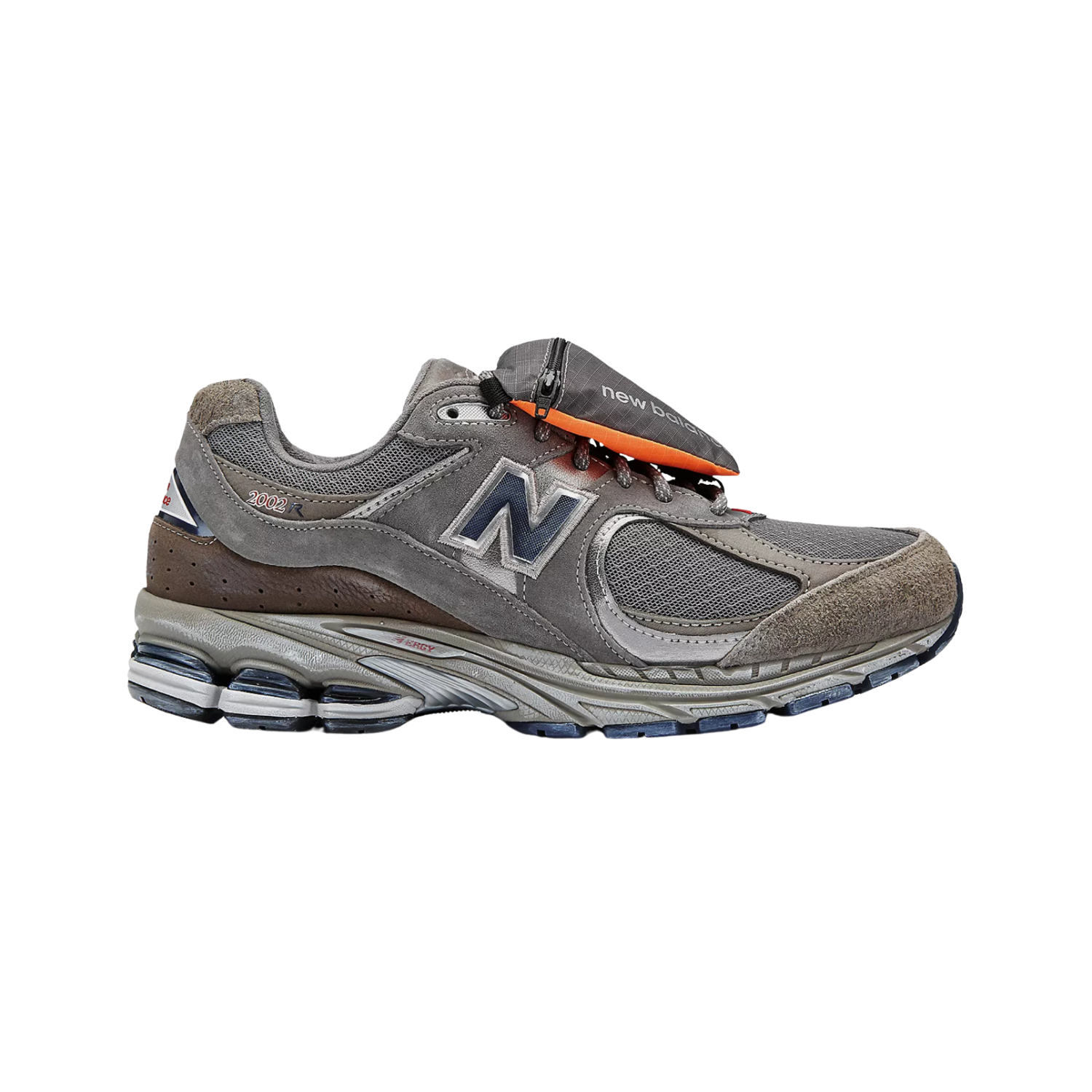 New Balance 2002R Grey Brown Pouch - Razan Sneakers