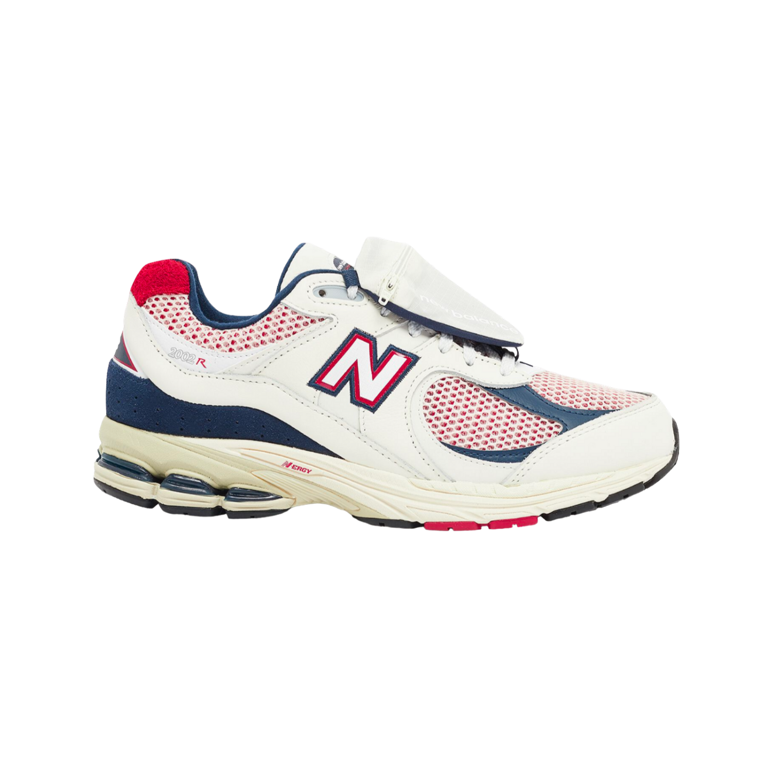 New Balance 2002R Team Red Navy Pouch - Razan Sneakers