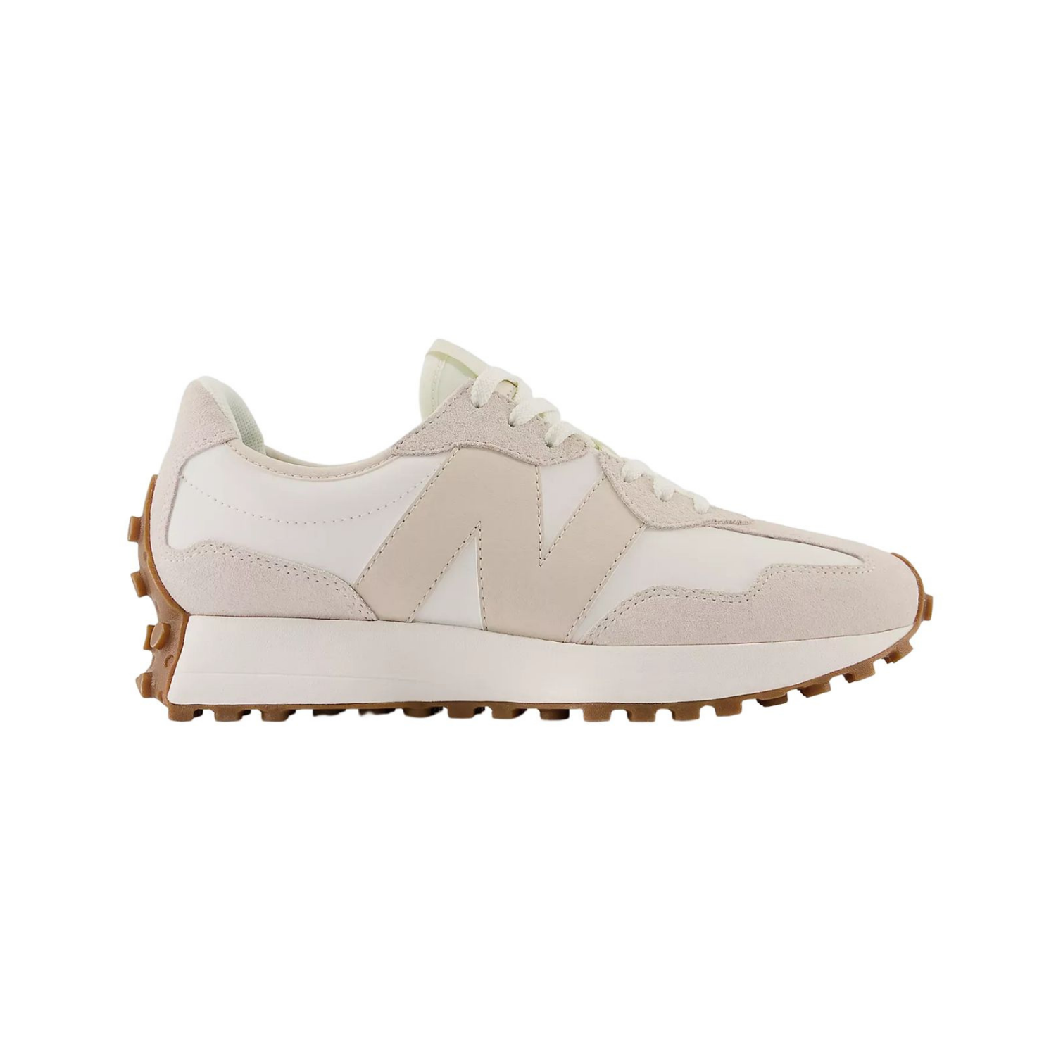 New Balance 327 Beige White Gum Pink (W) - Razan Sneakers