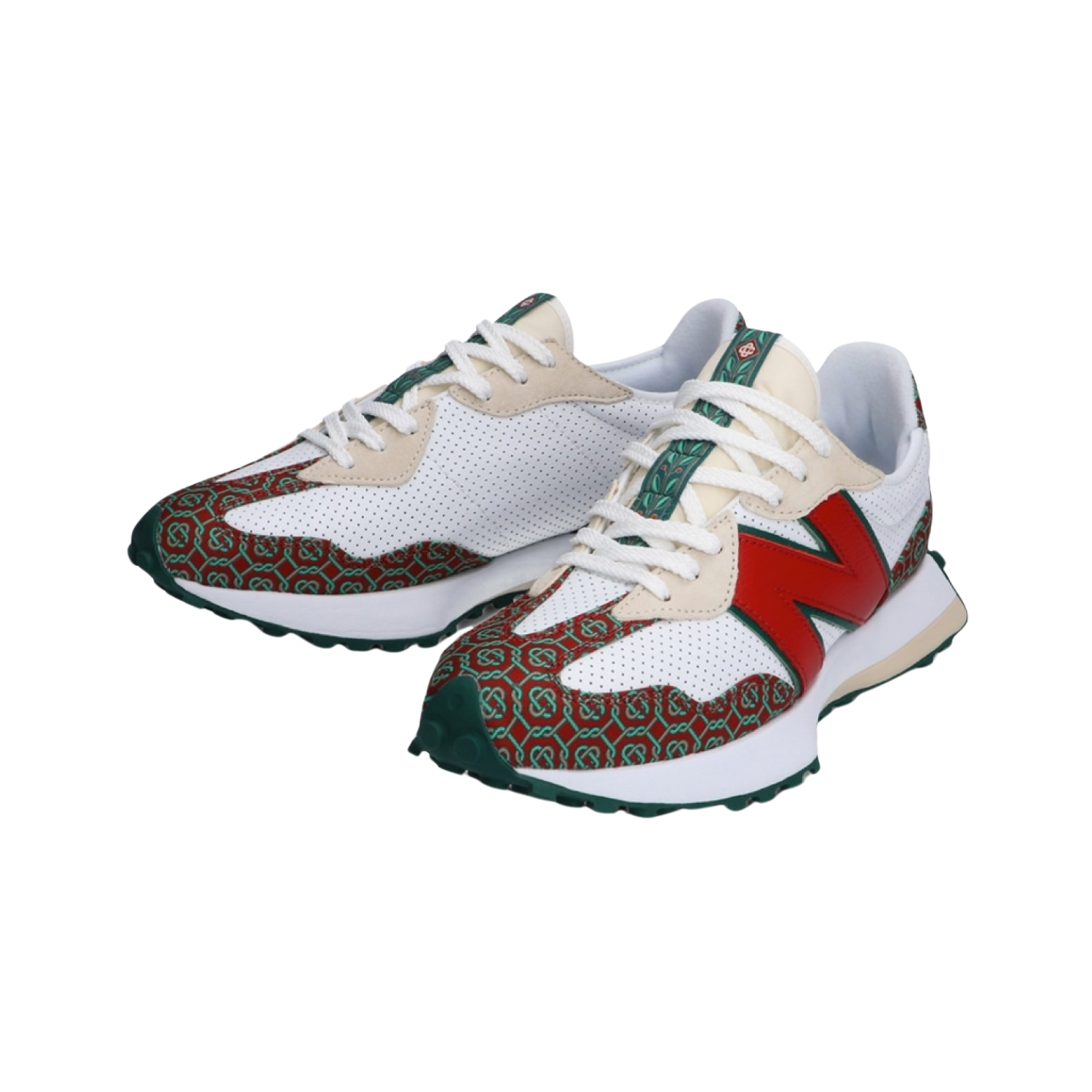New Balance 327 Casablanca Red Monogram - Razan Sneakers