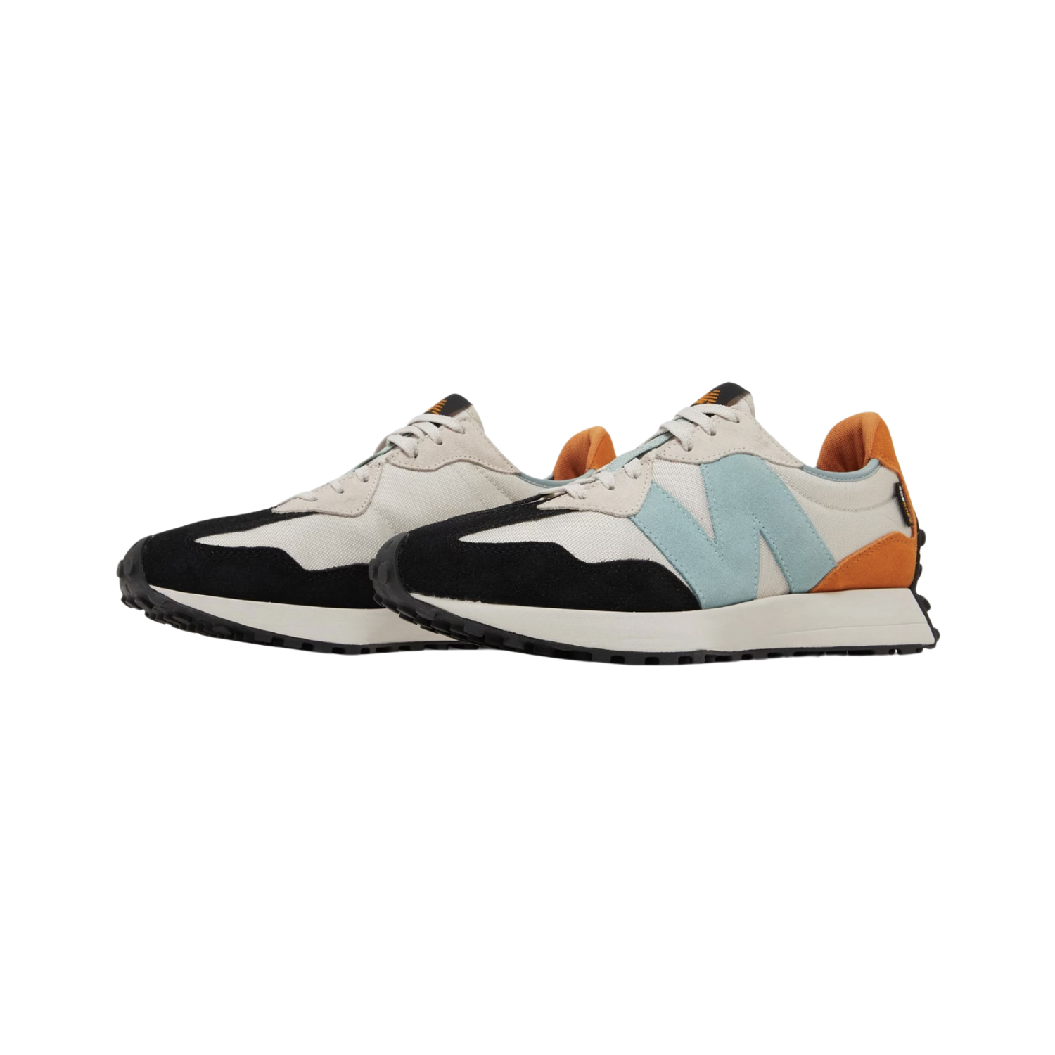 New Balance 327 Cordura Moonbeam Madras Orange - Razan Sneakers
