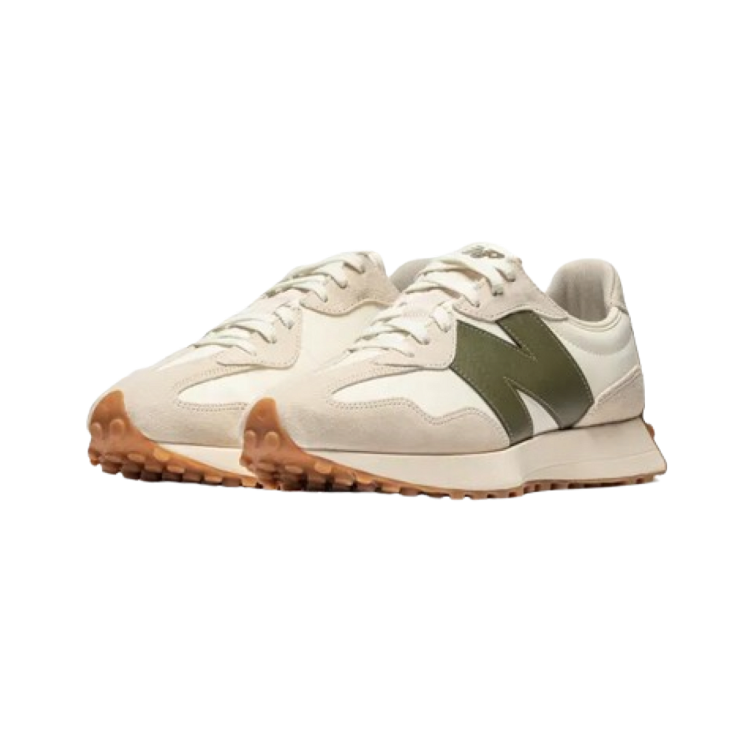 New Balance 327 Moonbeam Oak Leaf Green - Razan Sneakers