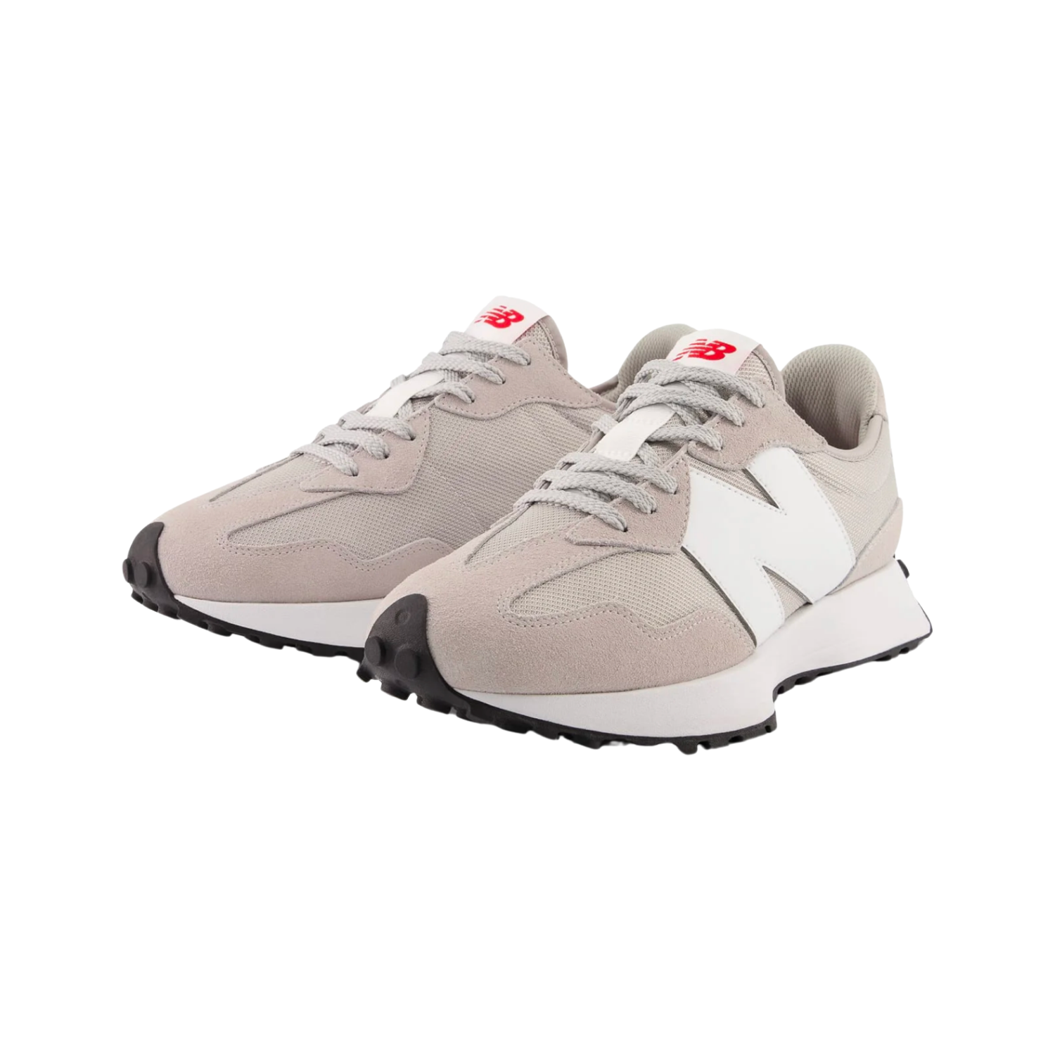 New Balance 327 Rain Cloud White Red - Razan Sneakers