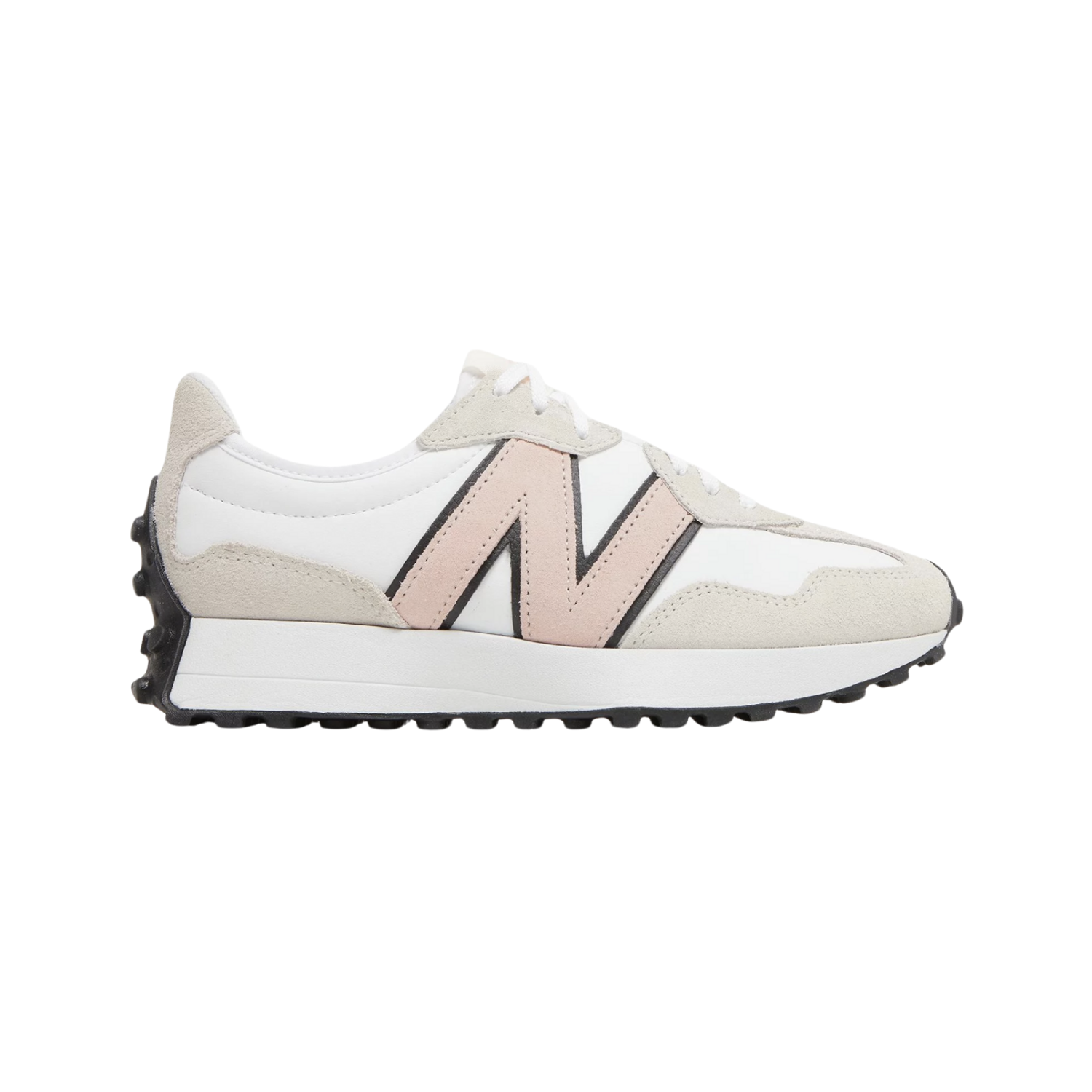 New Balance 327 White Pink Haze (W) - Razan Sneakers
