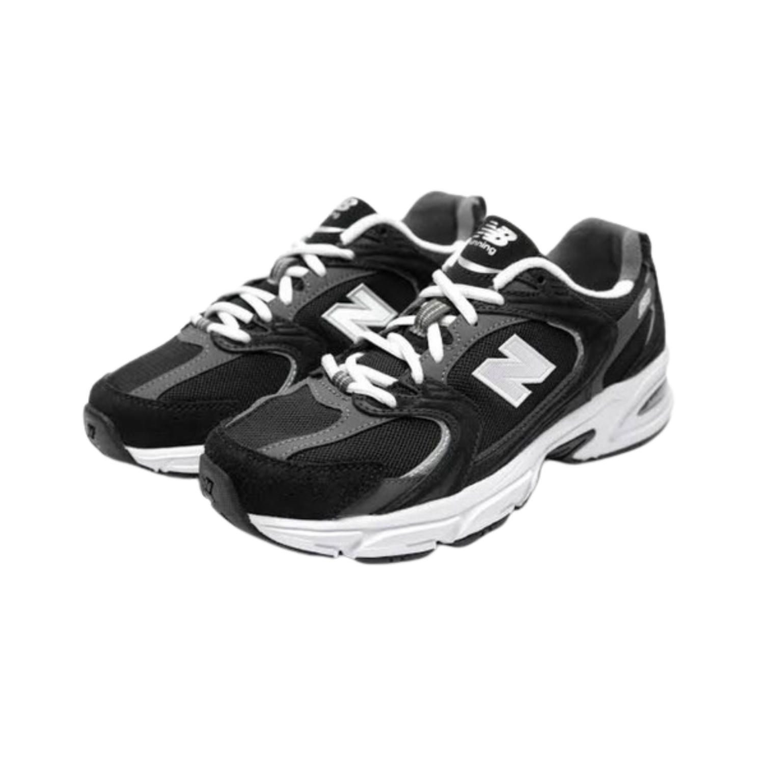 New Balance 530 Classic Black Grey - Razan Sneakers