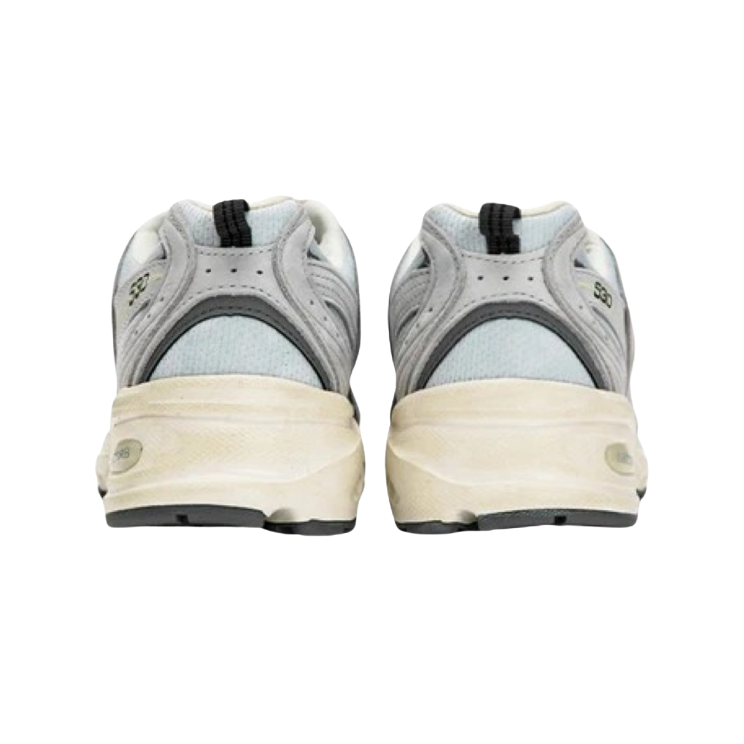 New Balance 530 Light Grey Distressed - Razan Sneakers