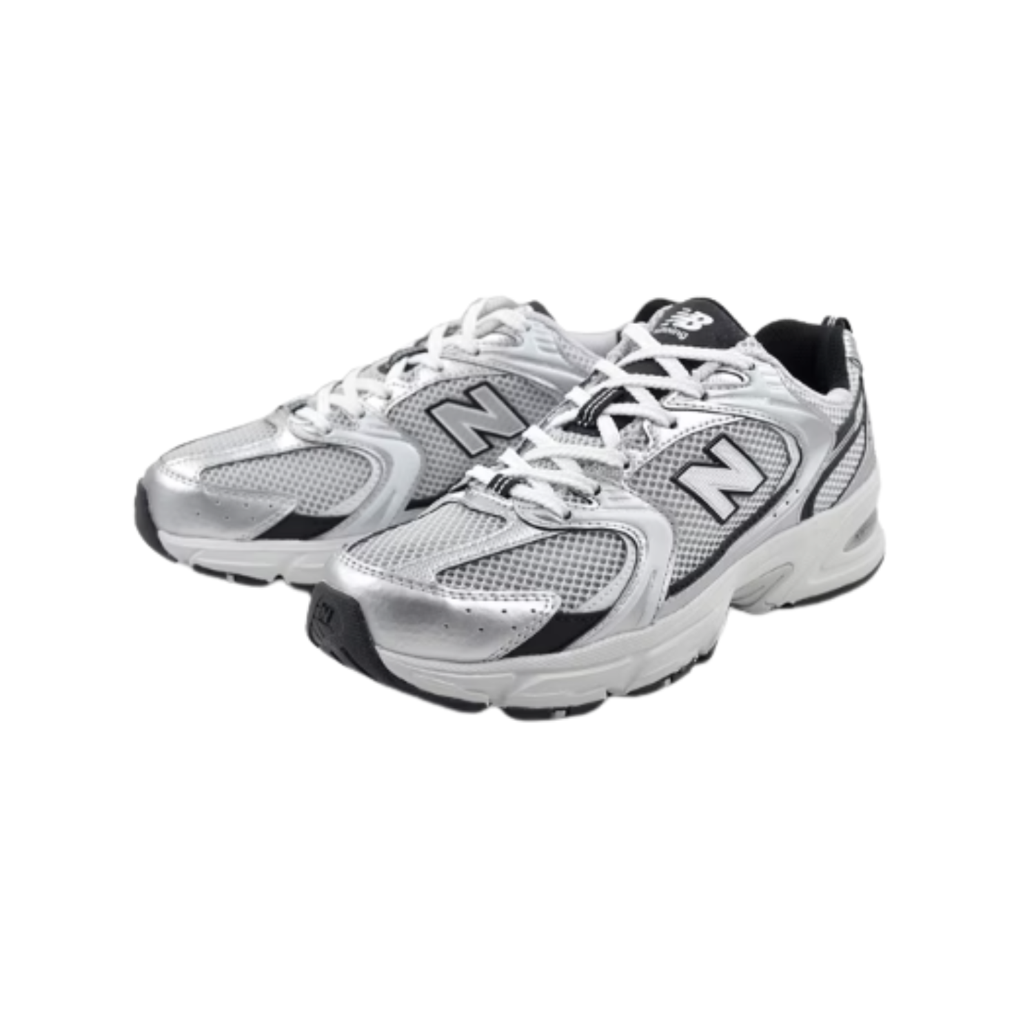 New Balance 530 Silver Grey Black - Razan Sneakers