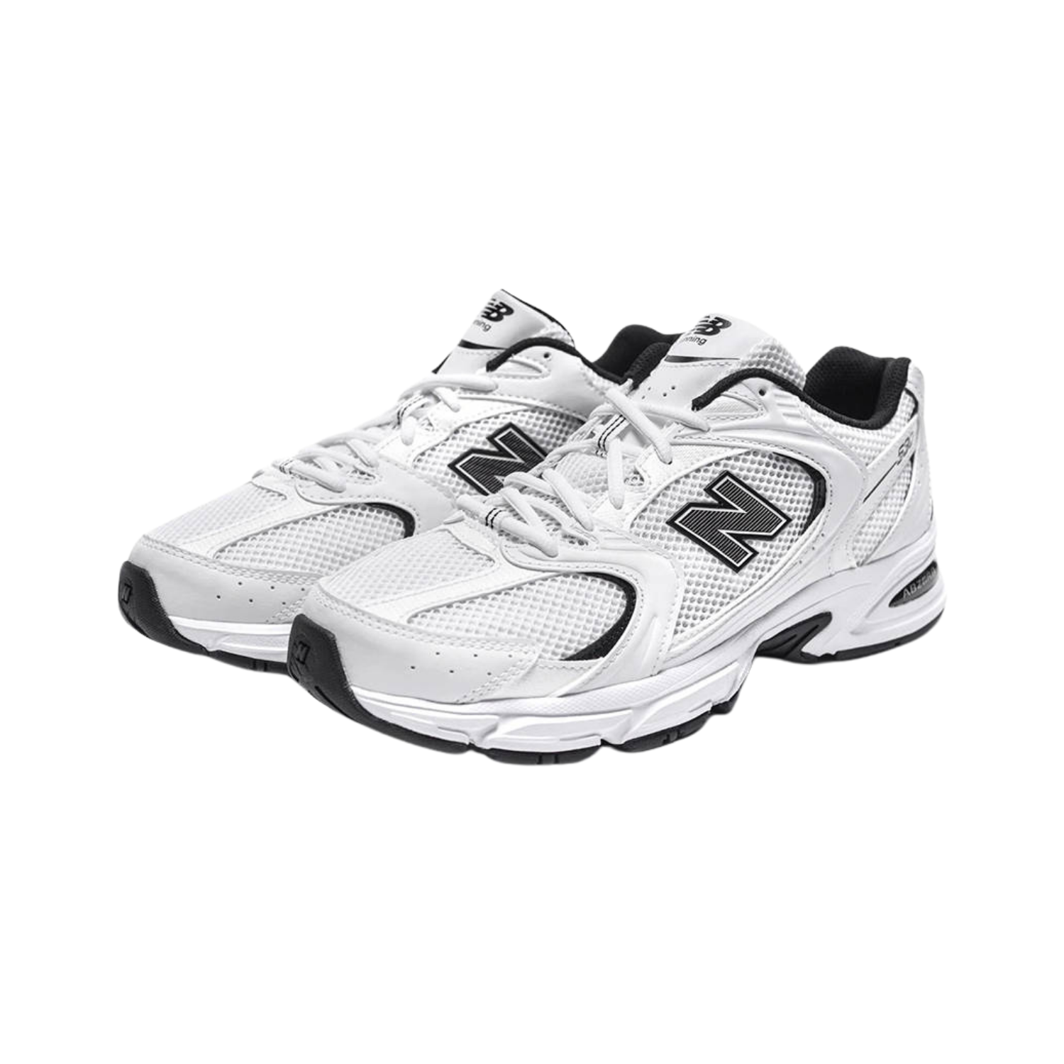 New Balance 530 White Black Details - Razan Sneakers