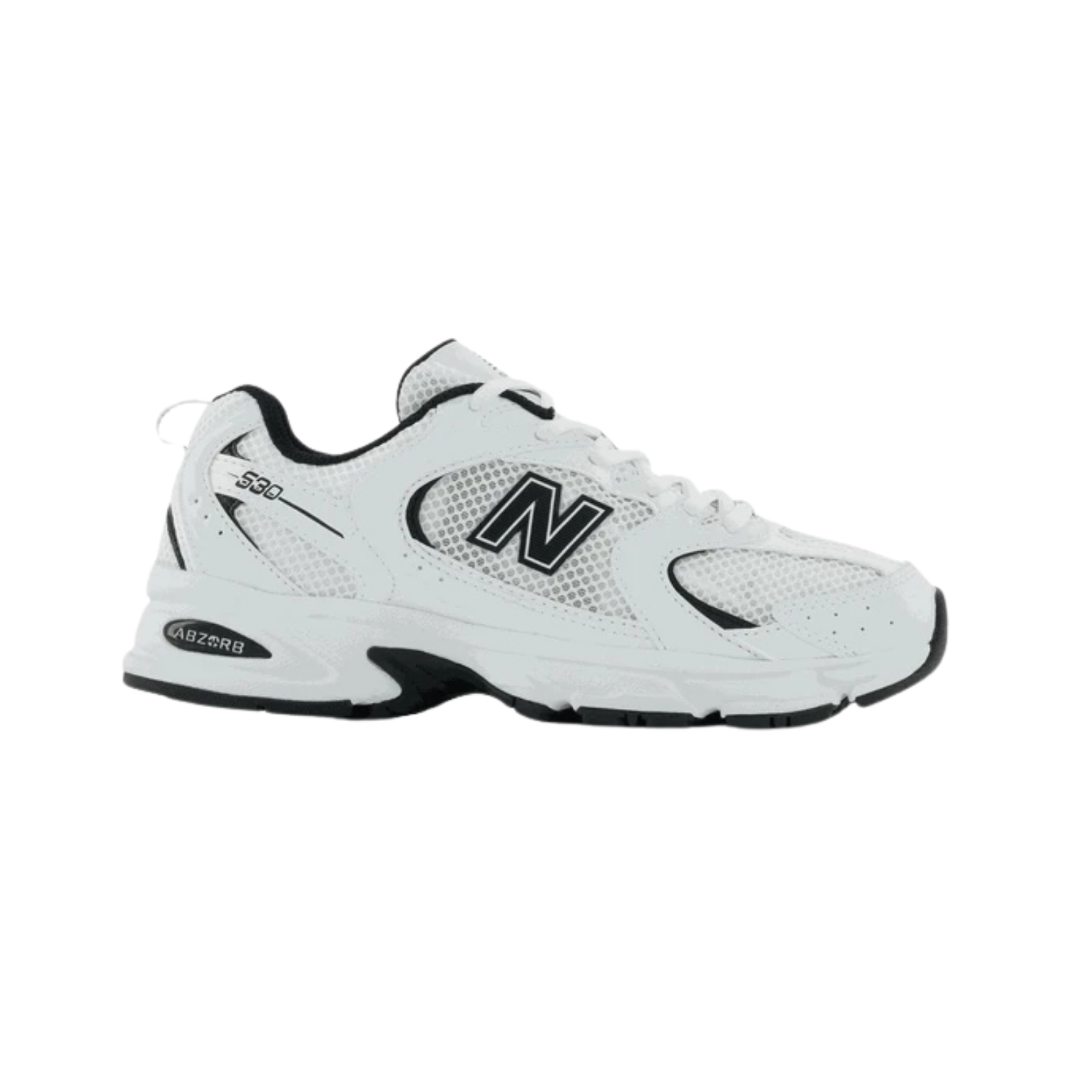 New Balance 530 White Black Details - Razan Sneakers