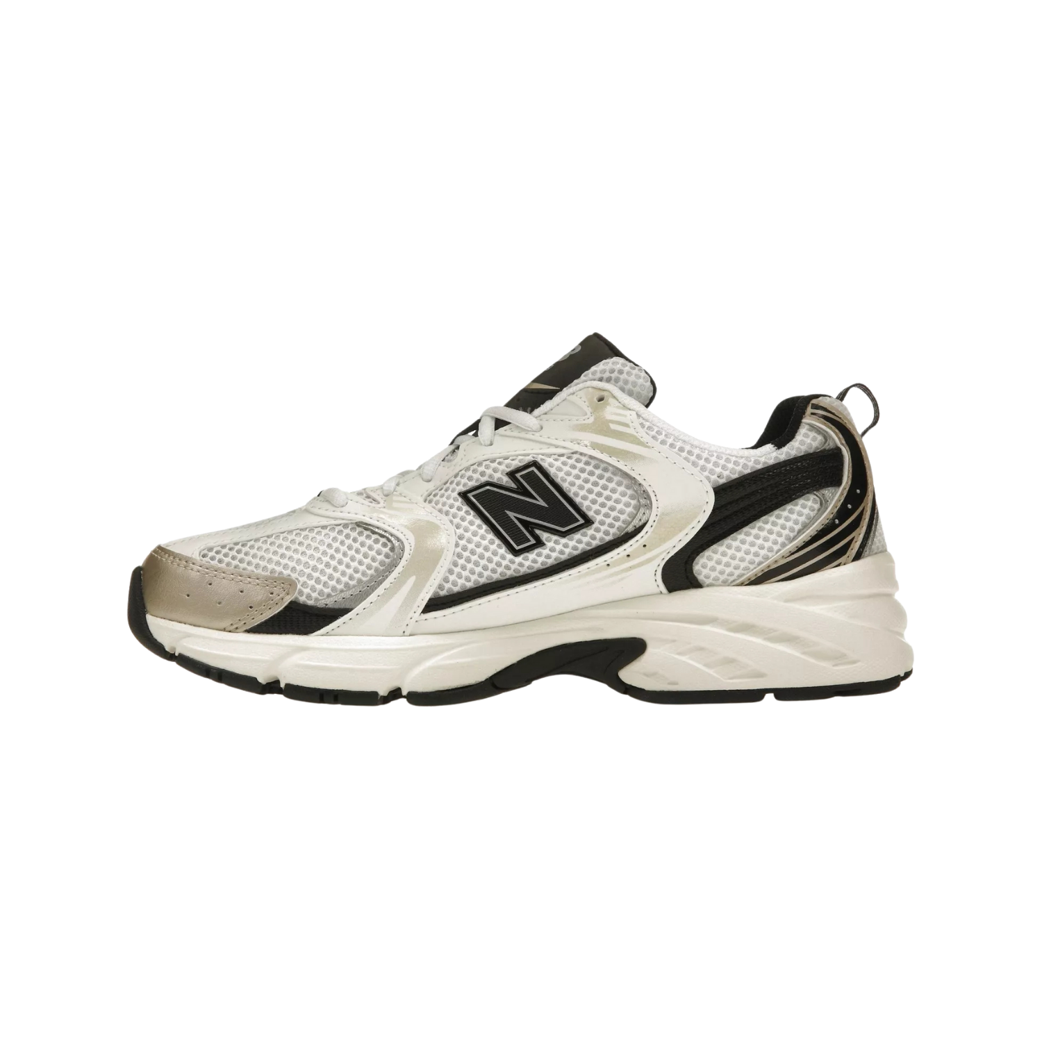 New Balance 530 White Light Gold Metallic - Razan Sneakers