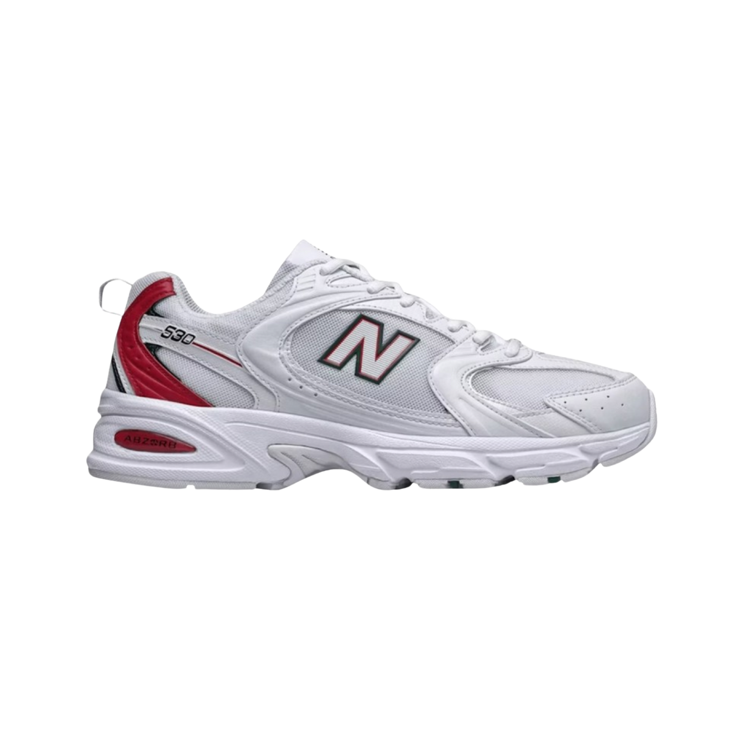 New Balance 530 White Red - Razan Sneakers