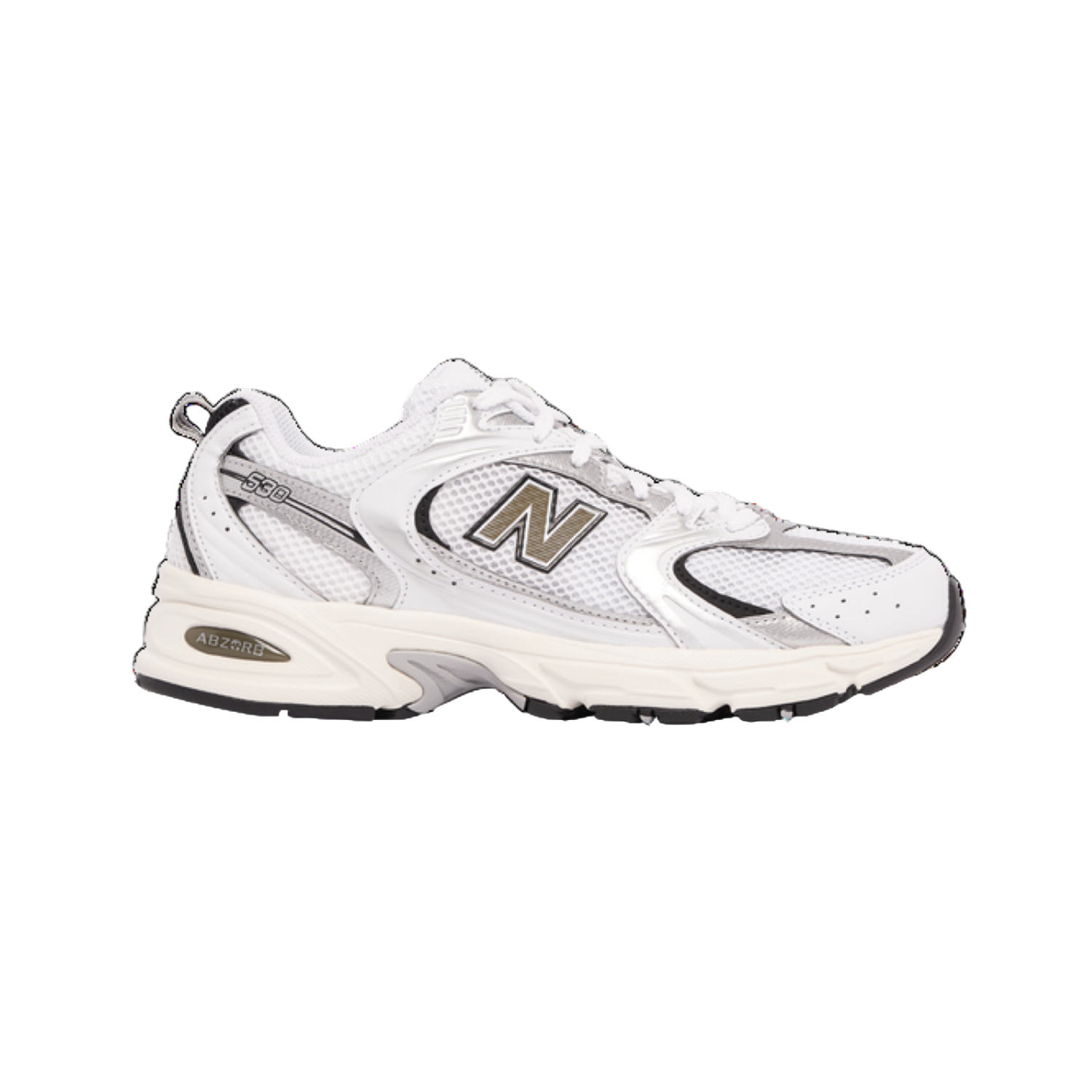 New Balance 530 White Silver - Razan Sneakers