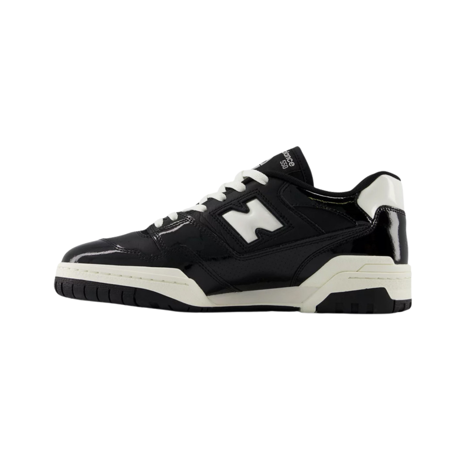 New Balance 550 Black Patent - Razan Sneakers