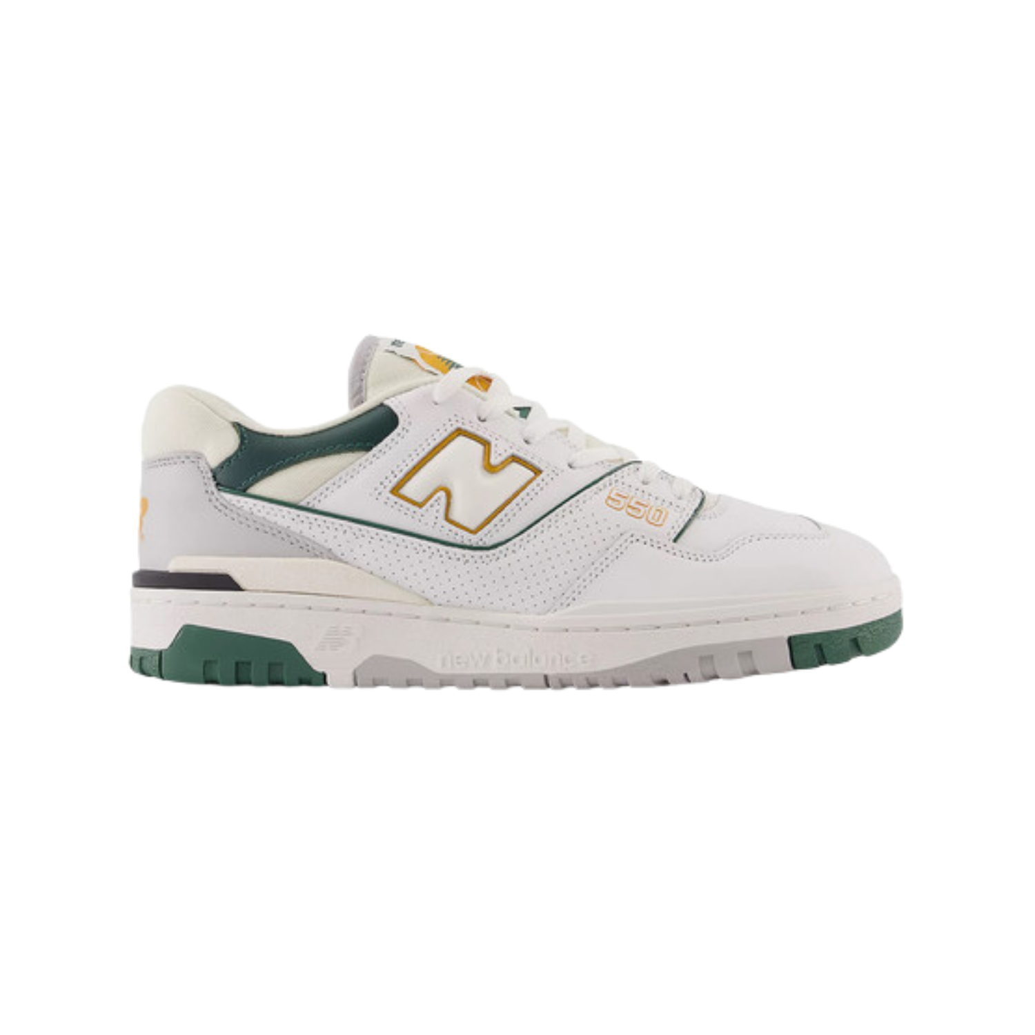 New Balance 550 Nigwatch White Green Yellow - Razan Sneakers