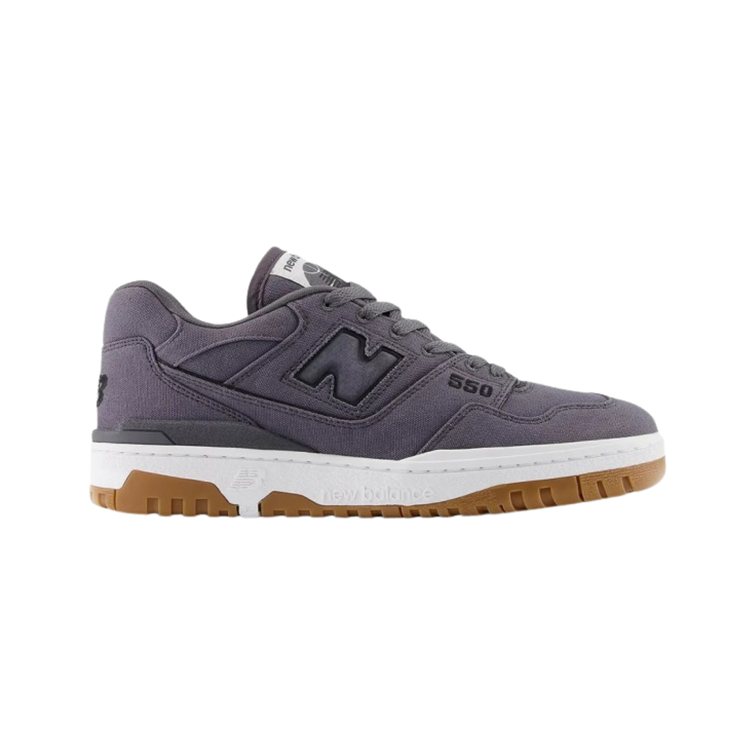 New Balance 550 Plum Grey Canvas - Razan Sneakers