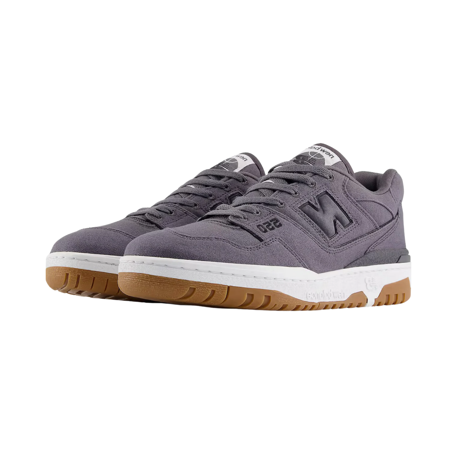 New Balance 550 Plum Grey Canvas - Razan Sneakers